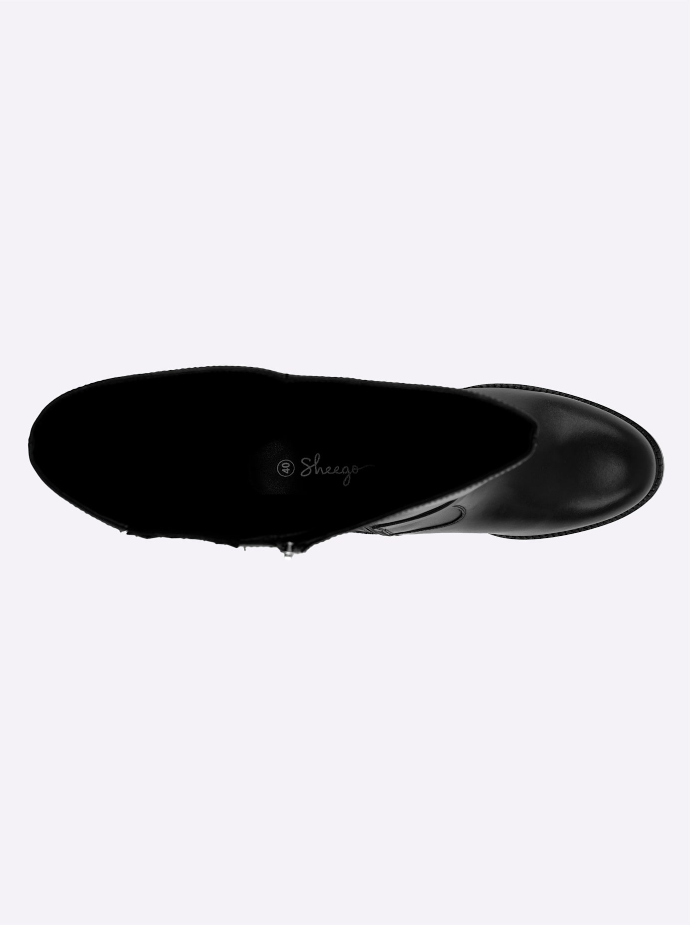 Sheego Wide Shaft Boots Black Size 37 3