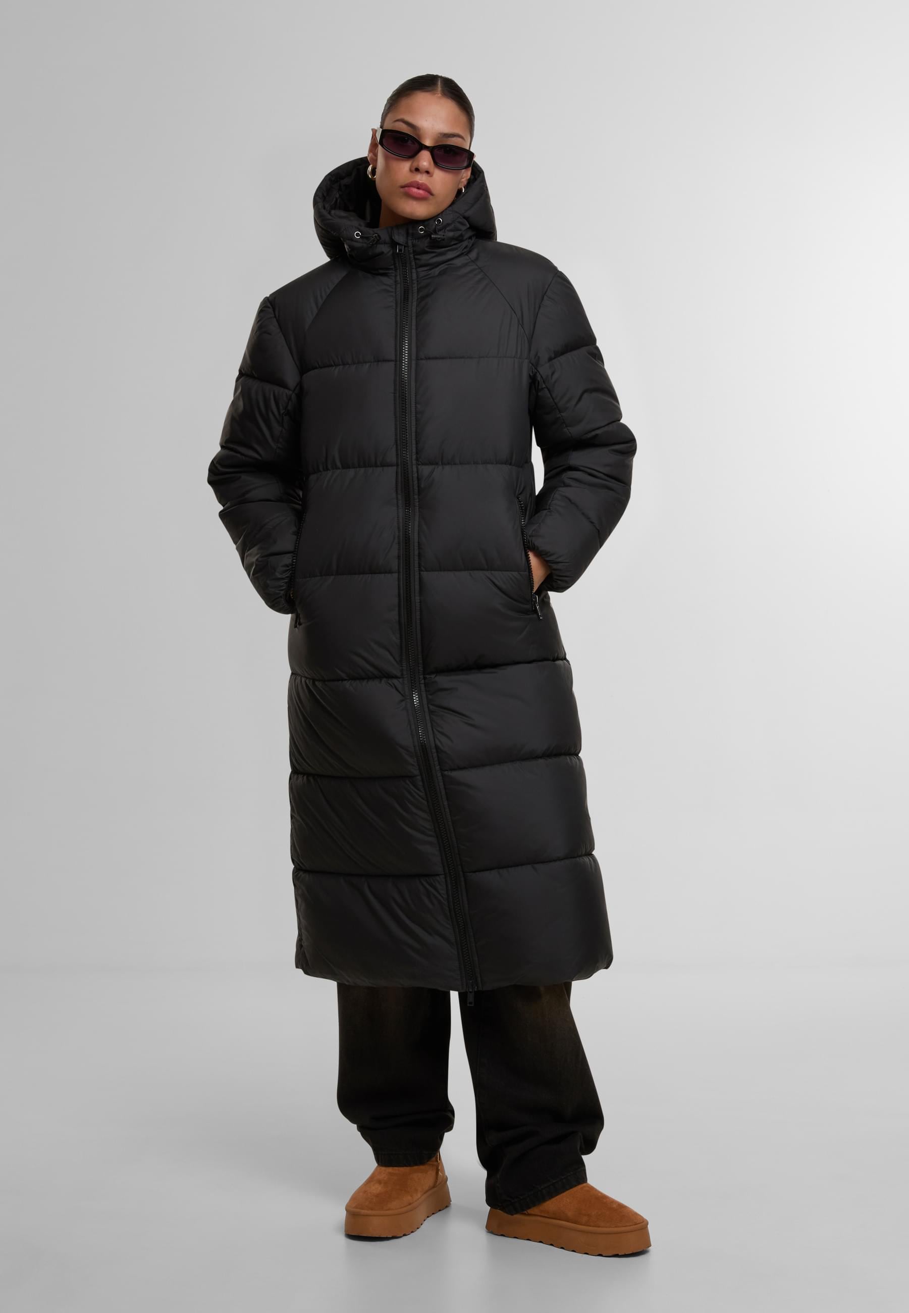 URBAN CLASSICS Winterjacke »Urban Classics Ladies Ultra Long Coat«, (1 St.), ohne Kapuze