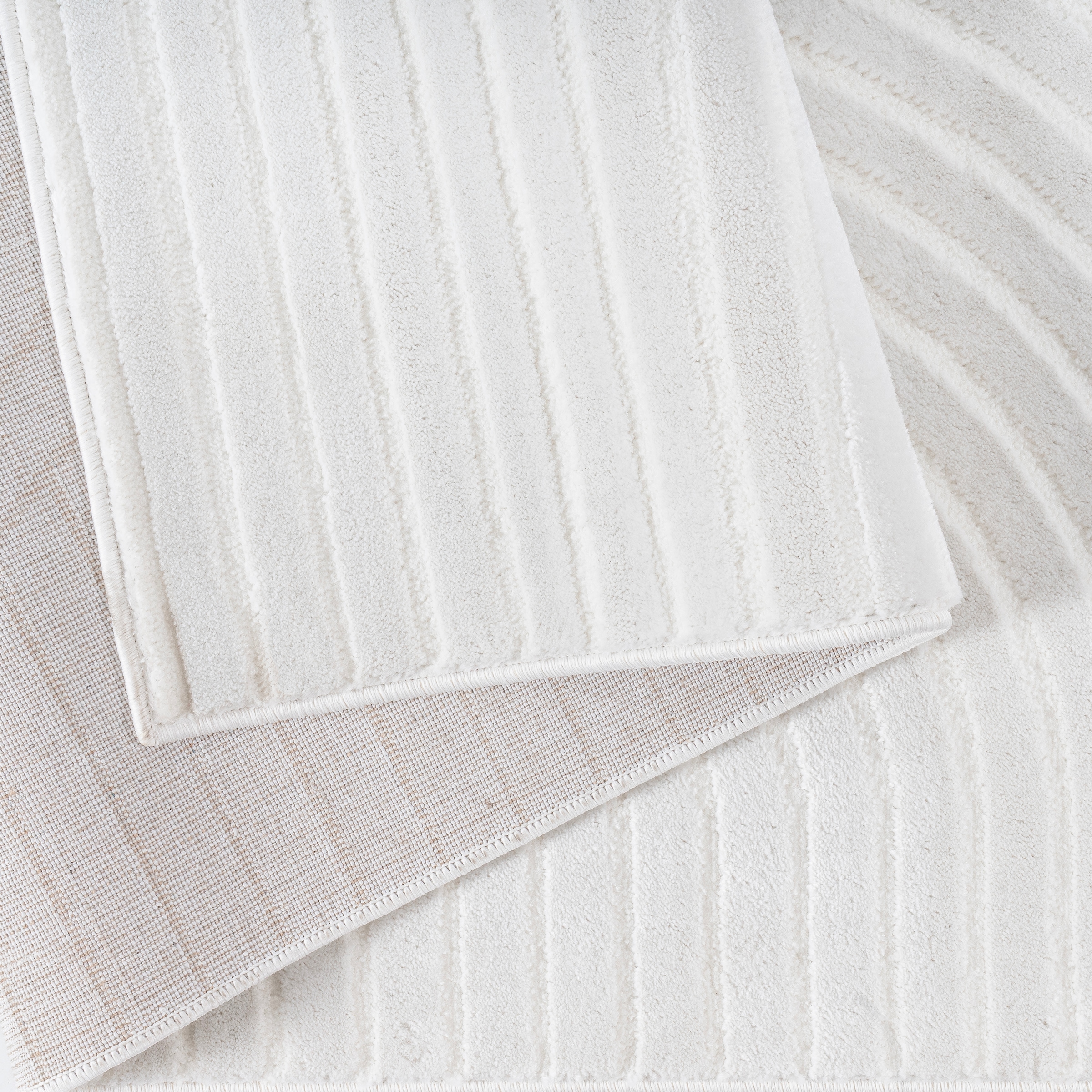 OTTO home Teppich »Luvu«, rechteckig, 12 mm Höhe, Modernes Design mit Boho-Charme, Hoch-Tief-Struktur, dezenter Glanz
