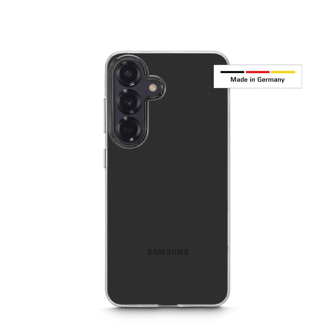 Hama Smartphone-Hülle »Handyhülle „Always Clear“ für Galaxy S25 (kratzfest, ohne Vergilben)«, ohne schnelles Vergilben