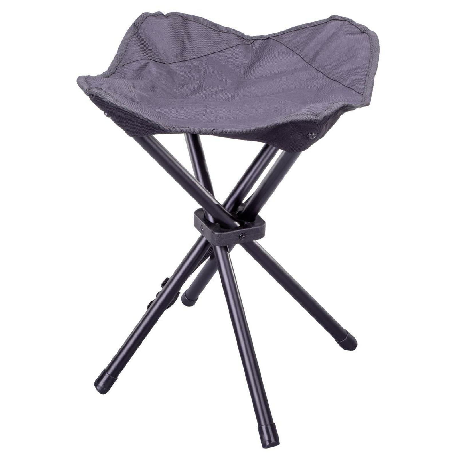 VCM Gartenstuhl »2er Set Sitzhocker Falthocker klappbar schwarz«