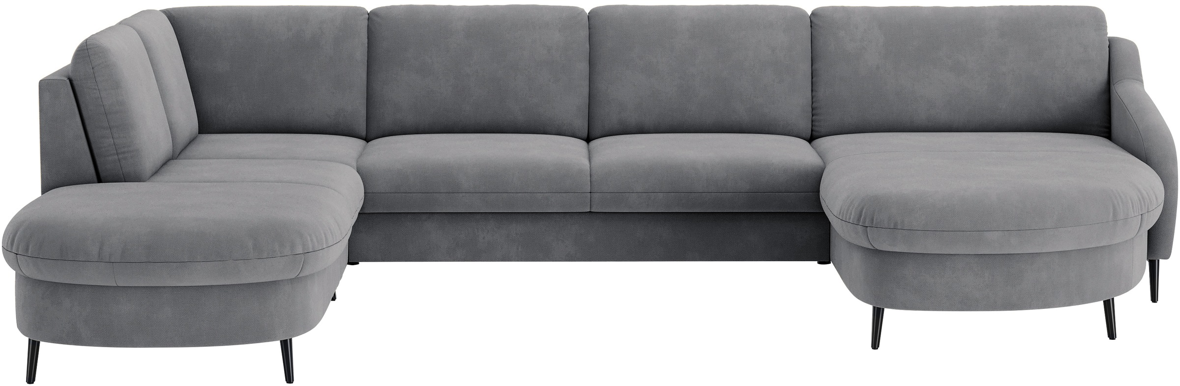 sit&more "Soul U-Form" wahlweise mit Bett und Bettkasten