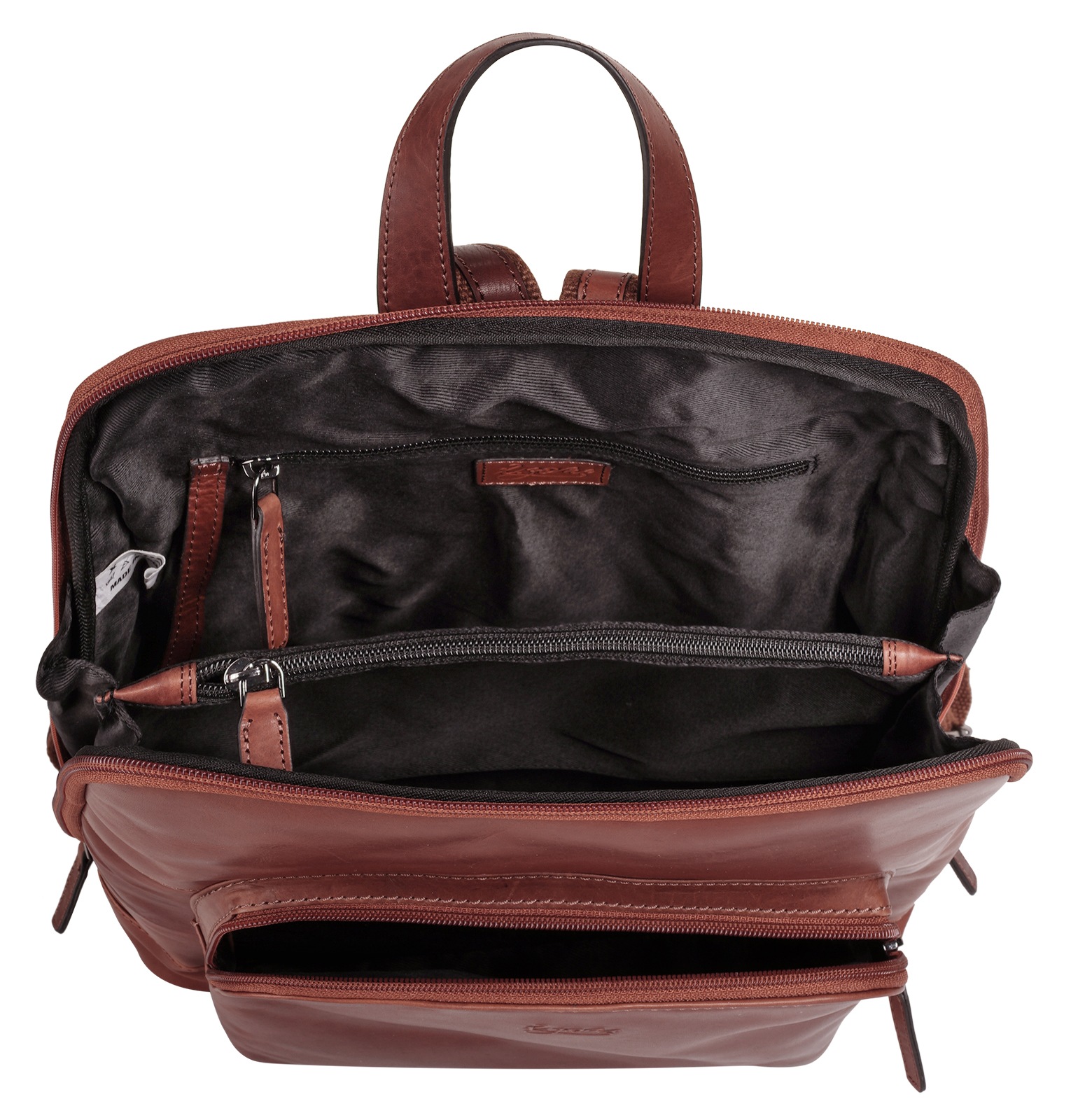 X-Zone Cityrucksack, echt Leder