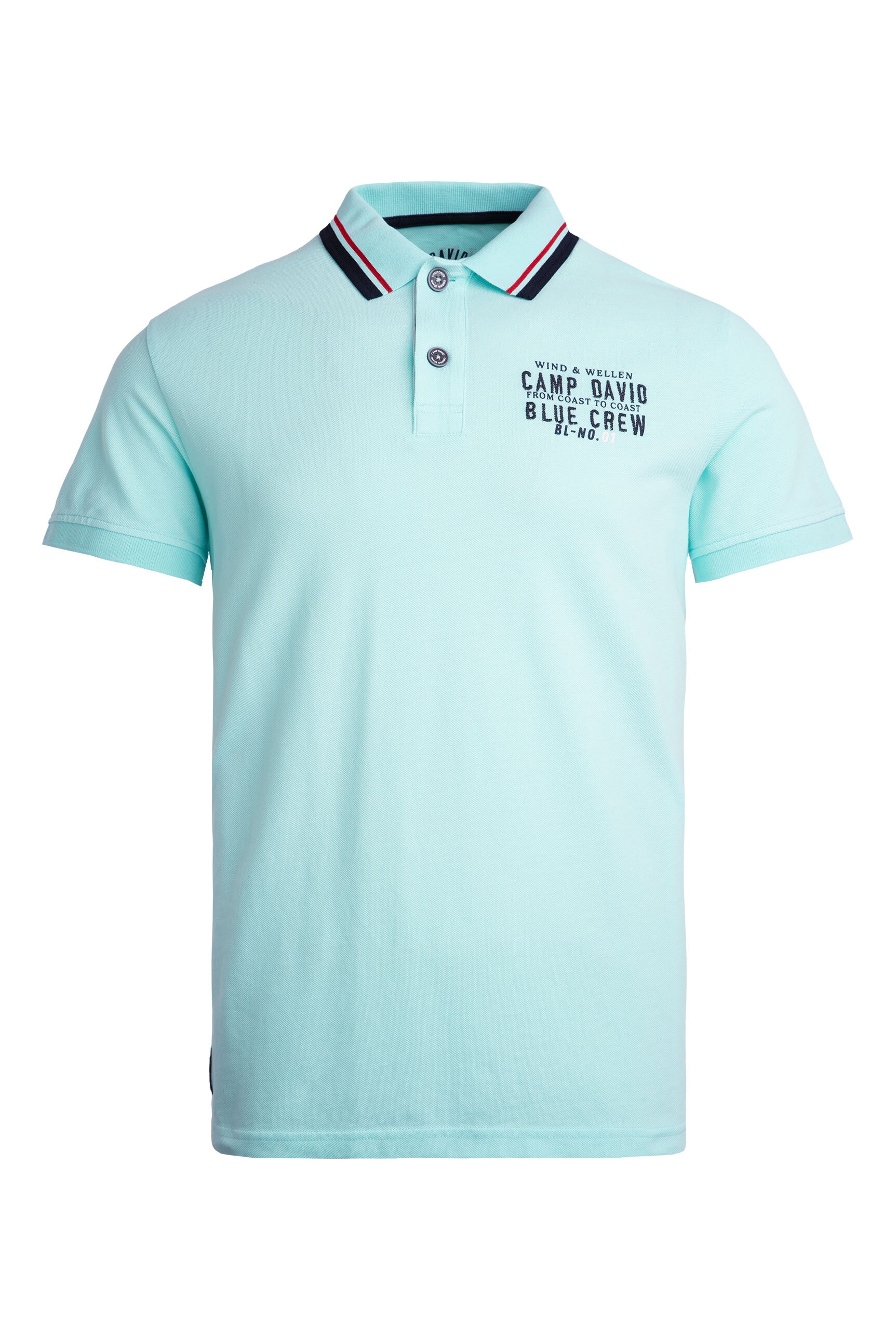 CAMP DAVID Poloshirt aus Baumwolle
