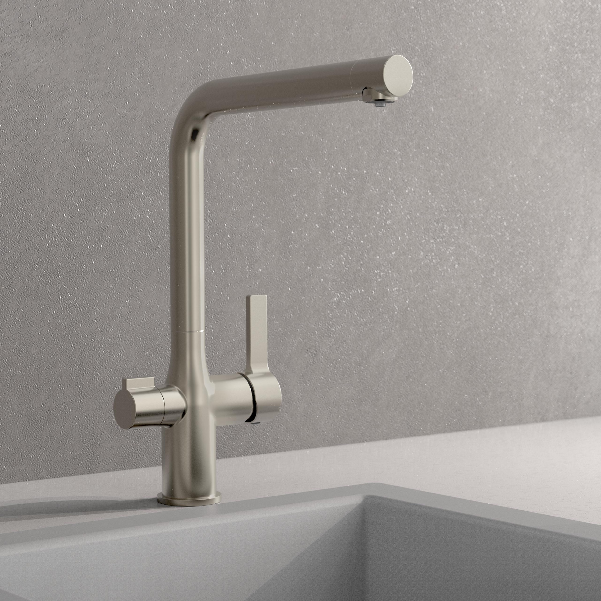 Schütte Spültischarmatur »AQUASTAR PRO«, mit Filtersystem für Trinkwasser, praktische Cold-Start-Funktion
