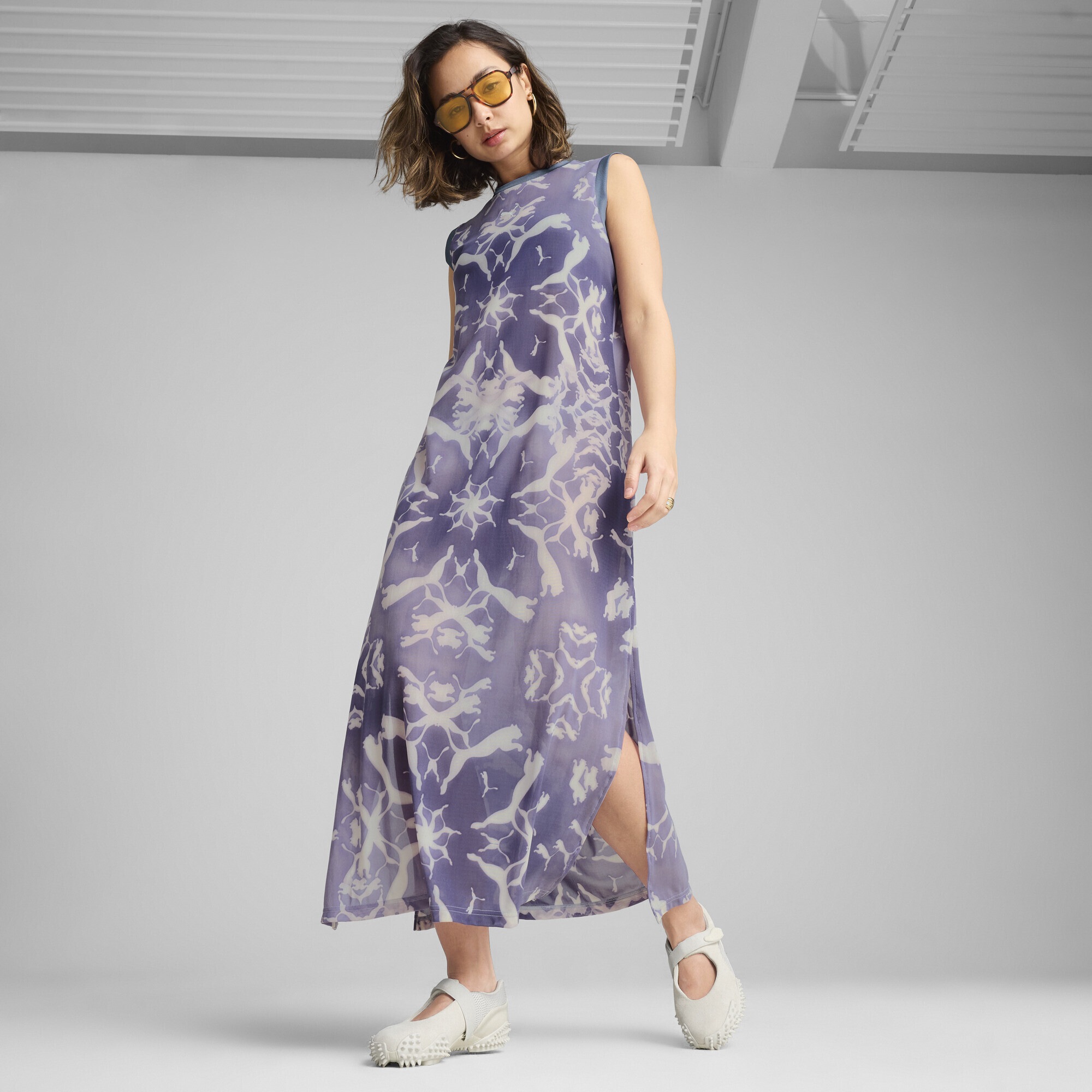 PUMA Sweatkleid "DARE TO Mesh-Säulenkleid Damen" günstig online kaufen