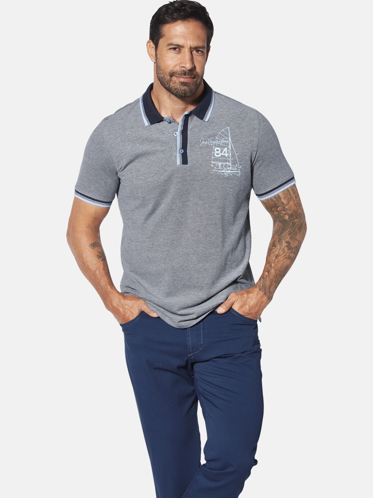 Jan Vanderstorm Poloshirt "Poloshirt HERFINN"