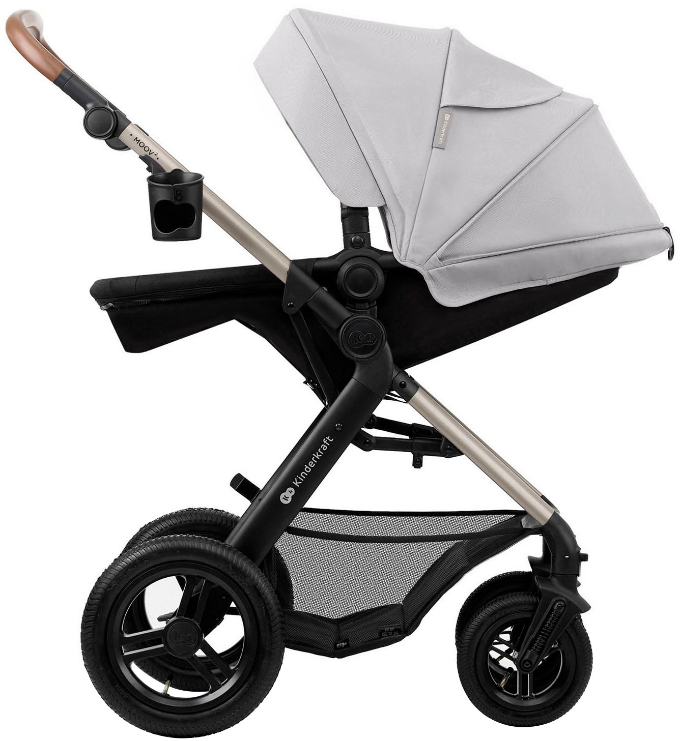 Kinderkraft Kombi-Kinderwagen »MOOV 2 Air 3IN1« 27 kg mit Luftreifen