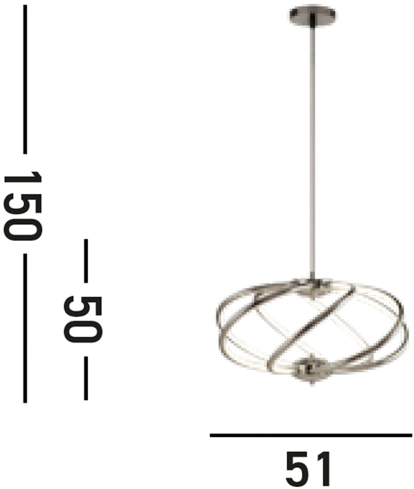 Searchlight LED-Hängeleuchte »Hängeleuchte Magic, 1-flammig«, 1 flammig, Leuchtmittel LED-Modul | LED fest integriert, Minimalistisches Ambiente
