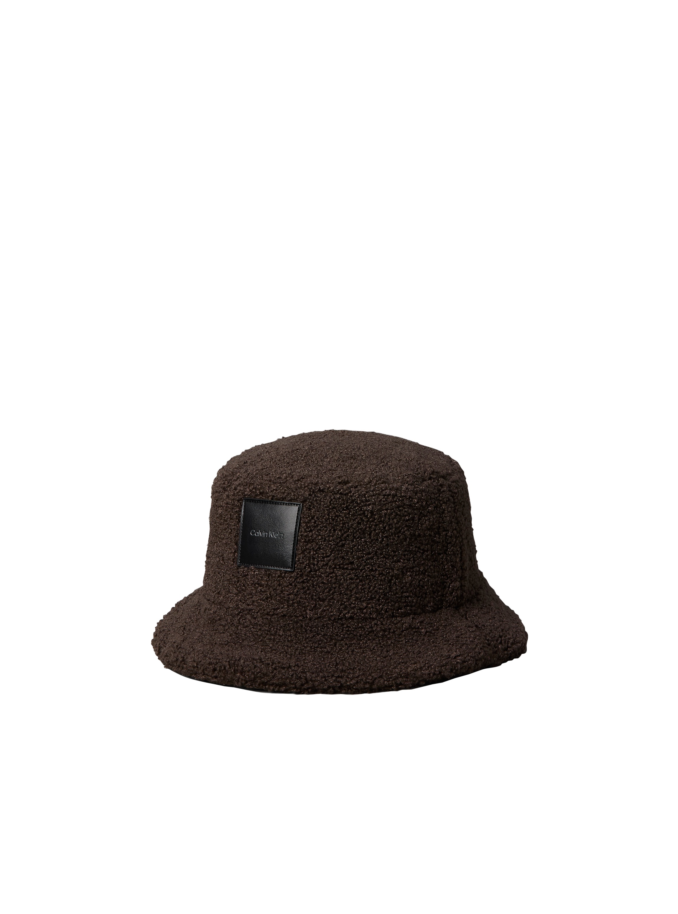 Calvin Klein Fischerhut "ALL-OVER SHERPA PATCH BUCKET" Regular fit mit Fellimitat