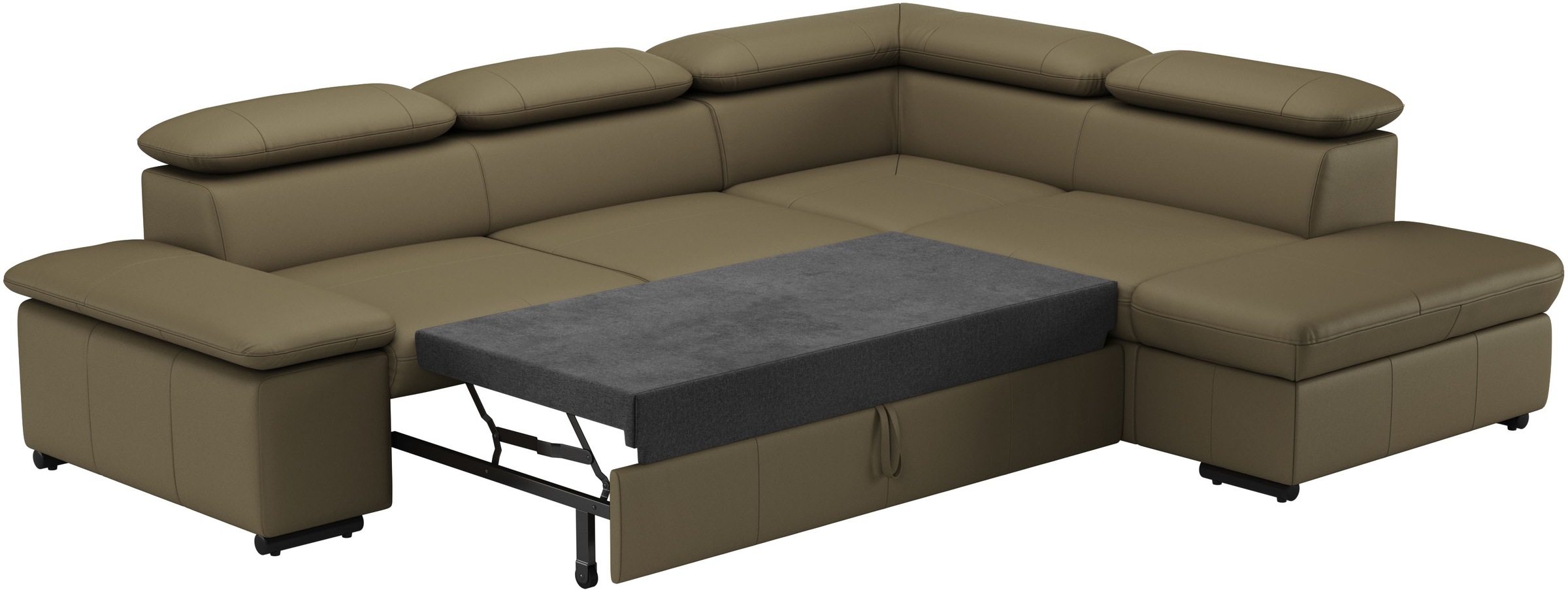 sit&more Ecksofa »Alcudia L-Form«, mit Armteilverstellung, optional Kopfteilverstellung und Bettfunktion