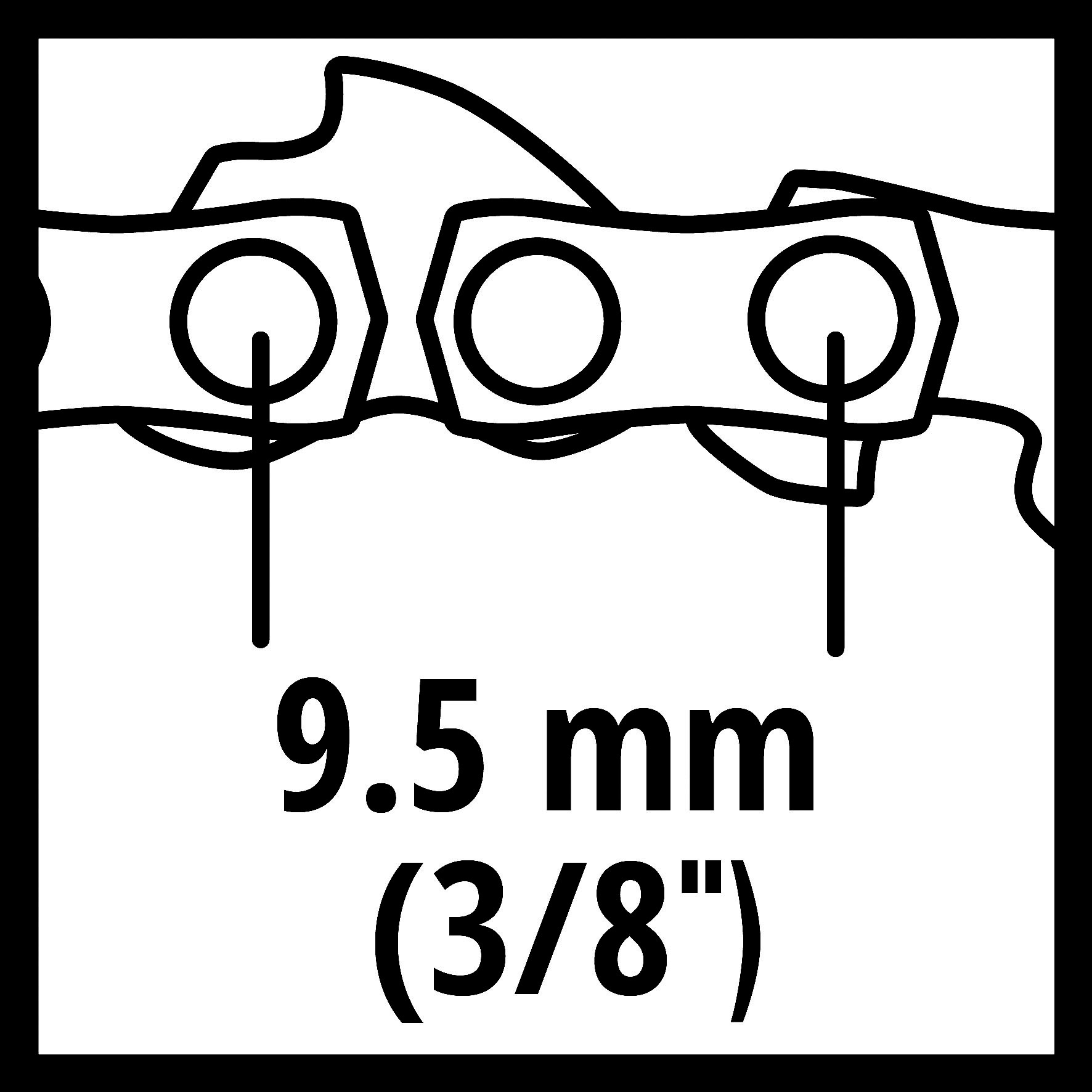 Einhell Ersatzkette »30 cm 1,1 45T 3/8«