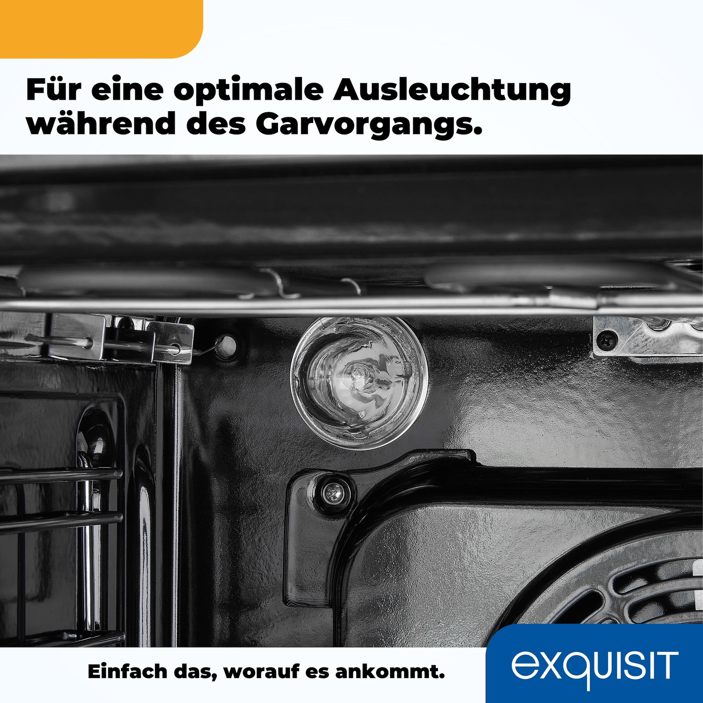exquisit Einbaubackofen  »EBE 657-2H sw«