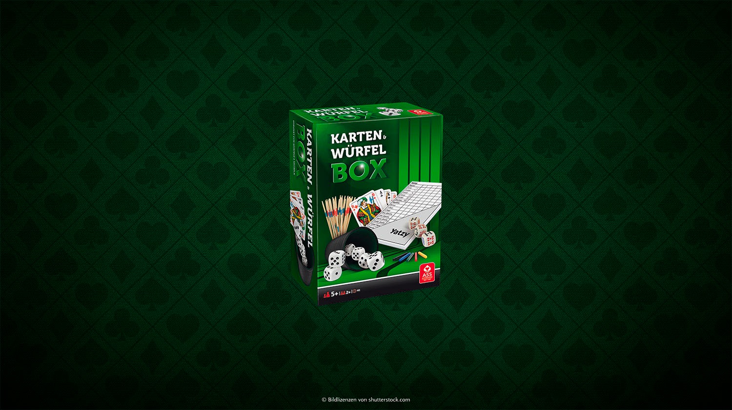 Cartamundi Spielesammlung »Würfel- und Kartenbox« Made in Germany