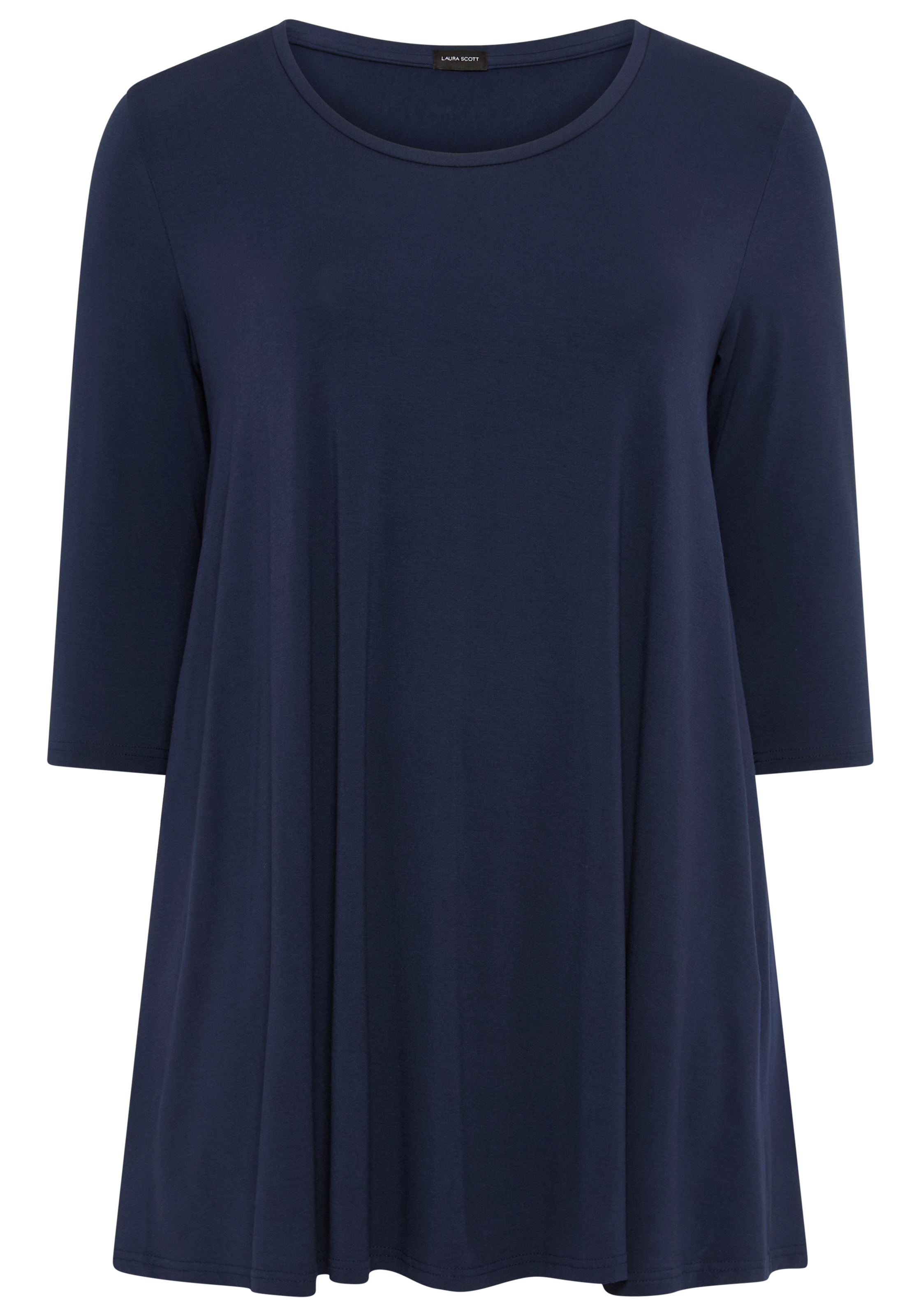 Laura Scott CURVE 3/4-Arm-Shirt, mit 3/4-Ärmeln – GROSSE GRÖSSEN