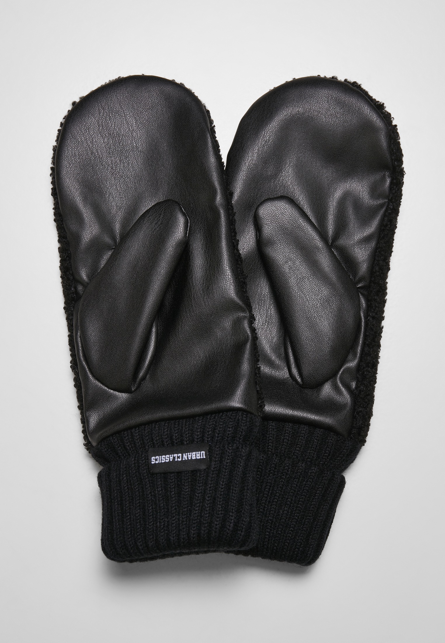 URBAN CLASSICS Baumwollhandschuhe »Accessoires Sherpa Imitation Leather  Gloves« bestellen | BAUR