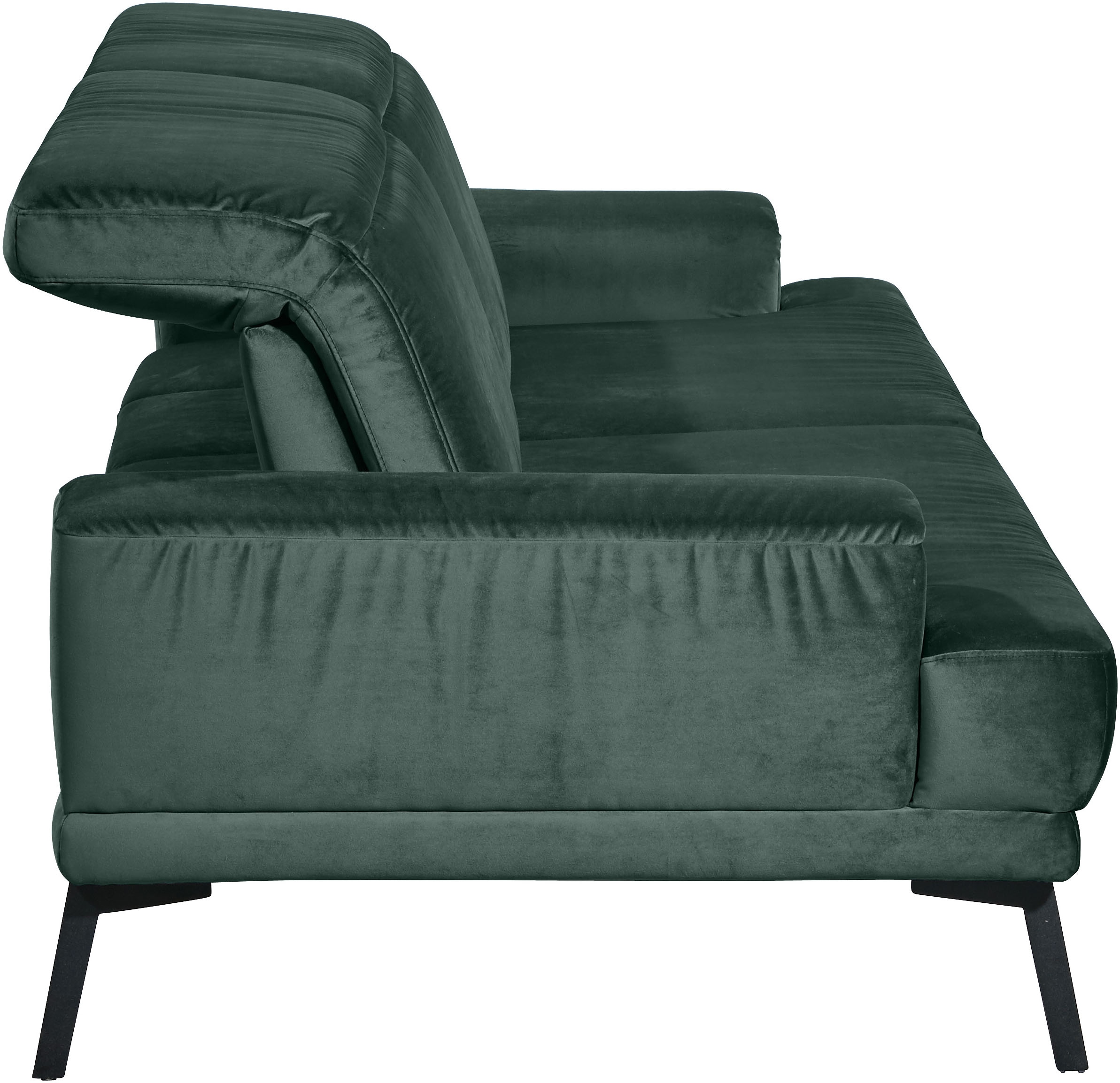 Musterring 2-Sitzer »MR 4580«, inkl. Kopf- und Sitztiefenverstellung, Fuß schwarz, B198 x T103 cm
