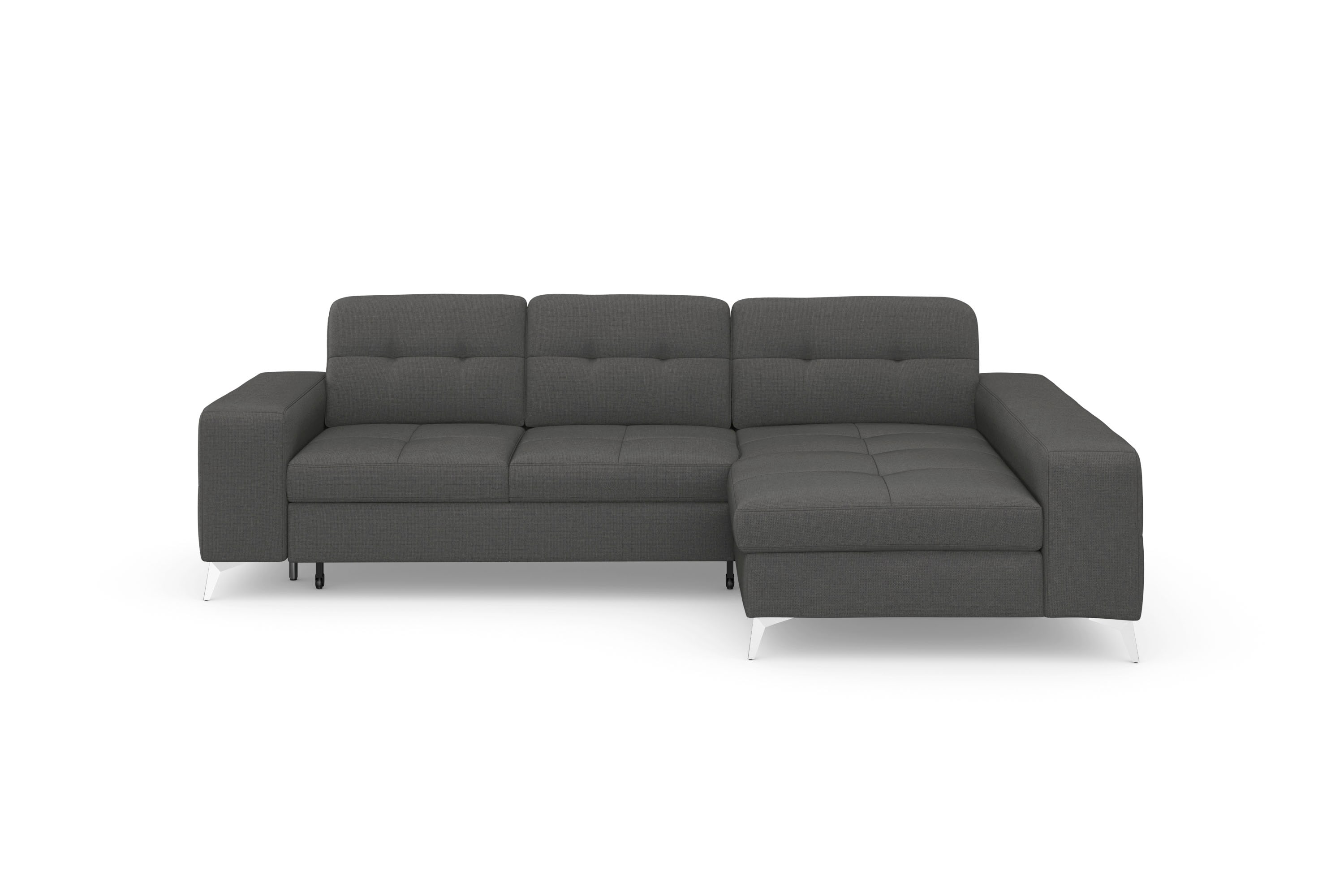 sit&more Ecksofa "Baviene L-Form" inklusive Sitztiefenverstellung & Federkern, optional Schlaffunktion