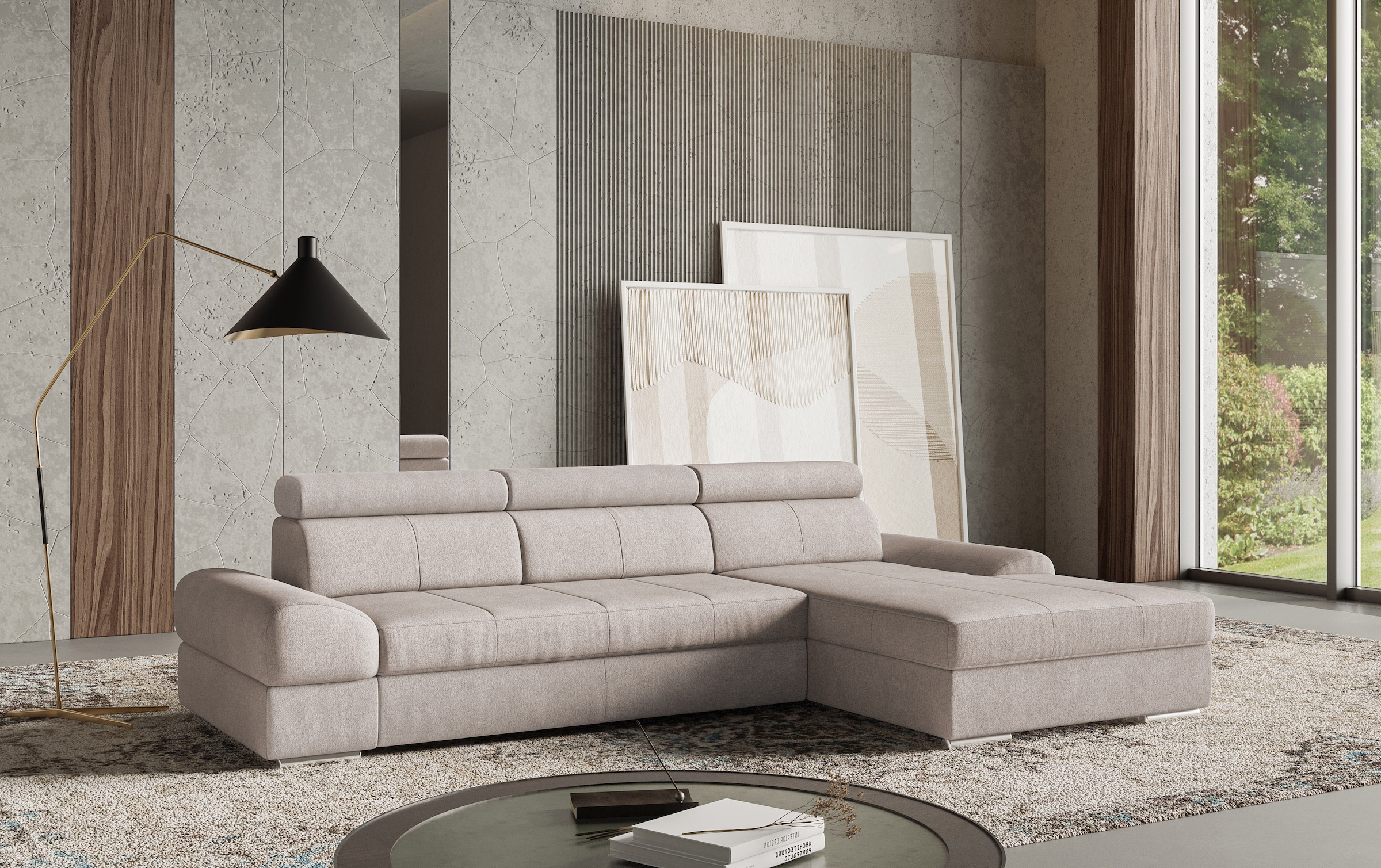 sit&more Ecksofa "Broadway L-Form", inklusive Kopfteilverstellung, wahlweis günstig online kaufen