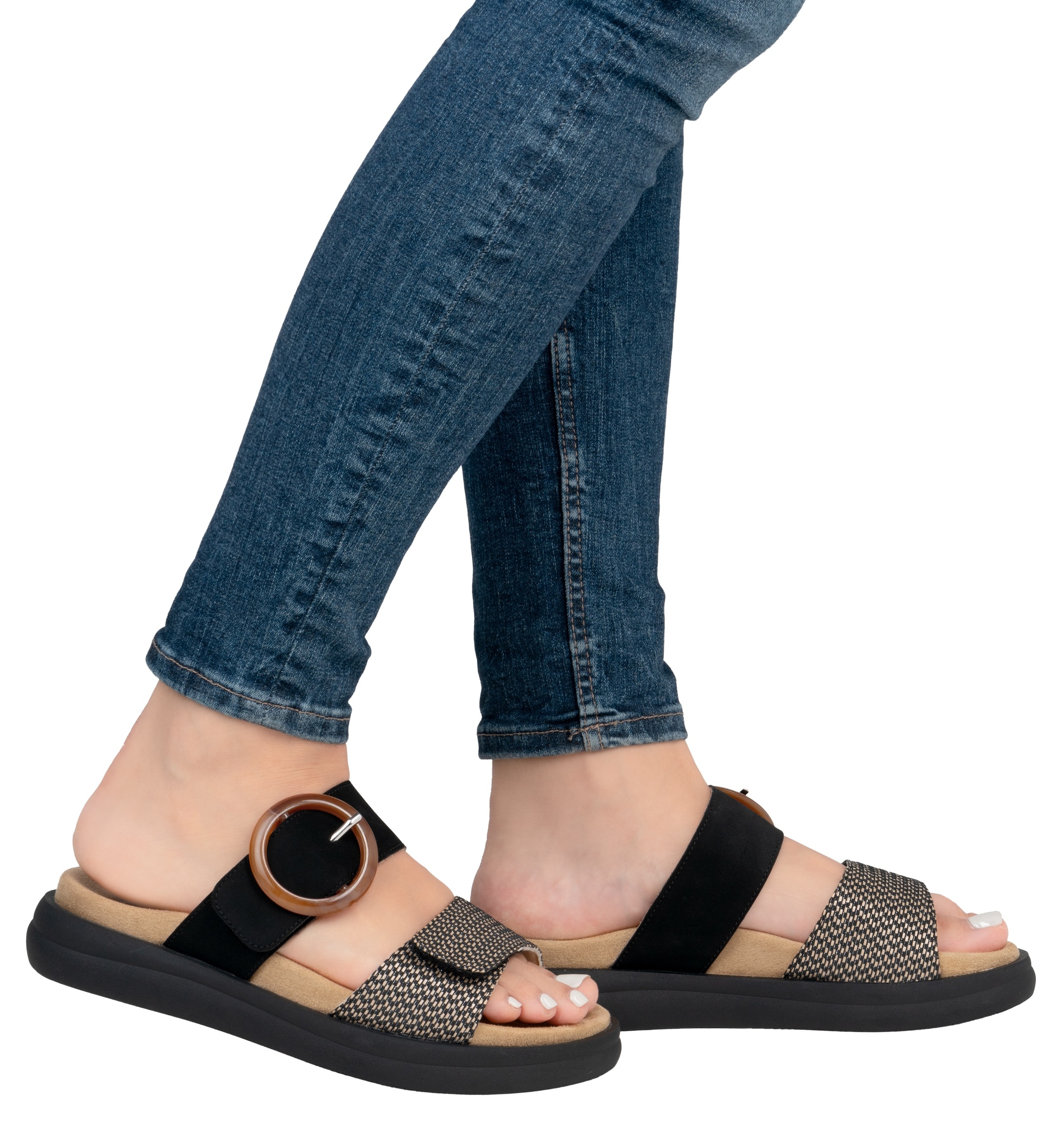 Remonte Pantolette, Sommerschuh, Schlupfschuh in veganer Verarbeitung