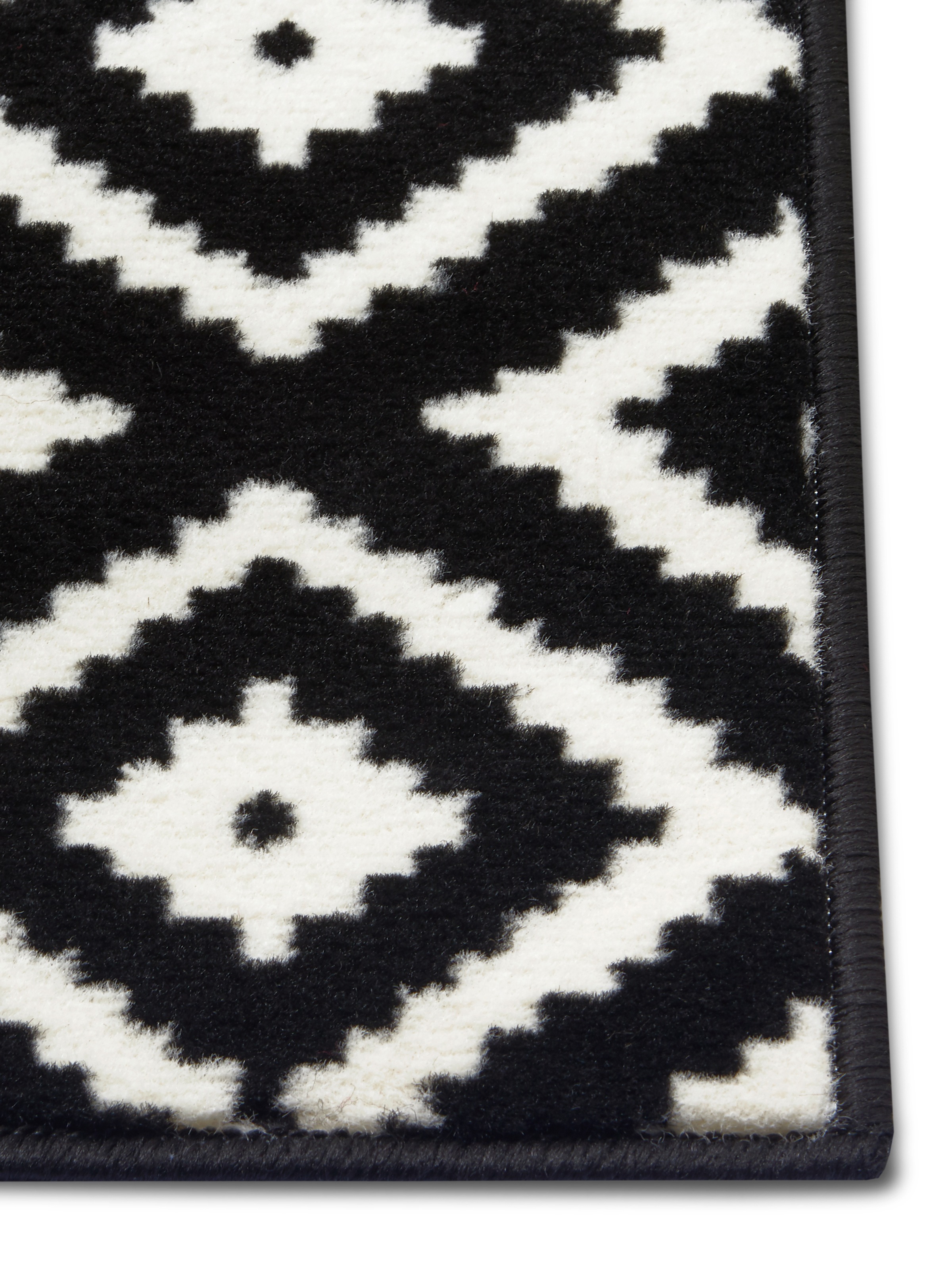 HANSE Home Teppich »Raute«, rechteckig, 9 mm Höhe, Läufer, Kurzflor, Skandi, Raute, Wohnzimmer, Schlafzimmer, Flur
