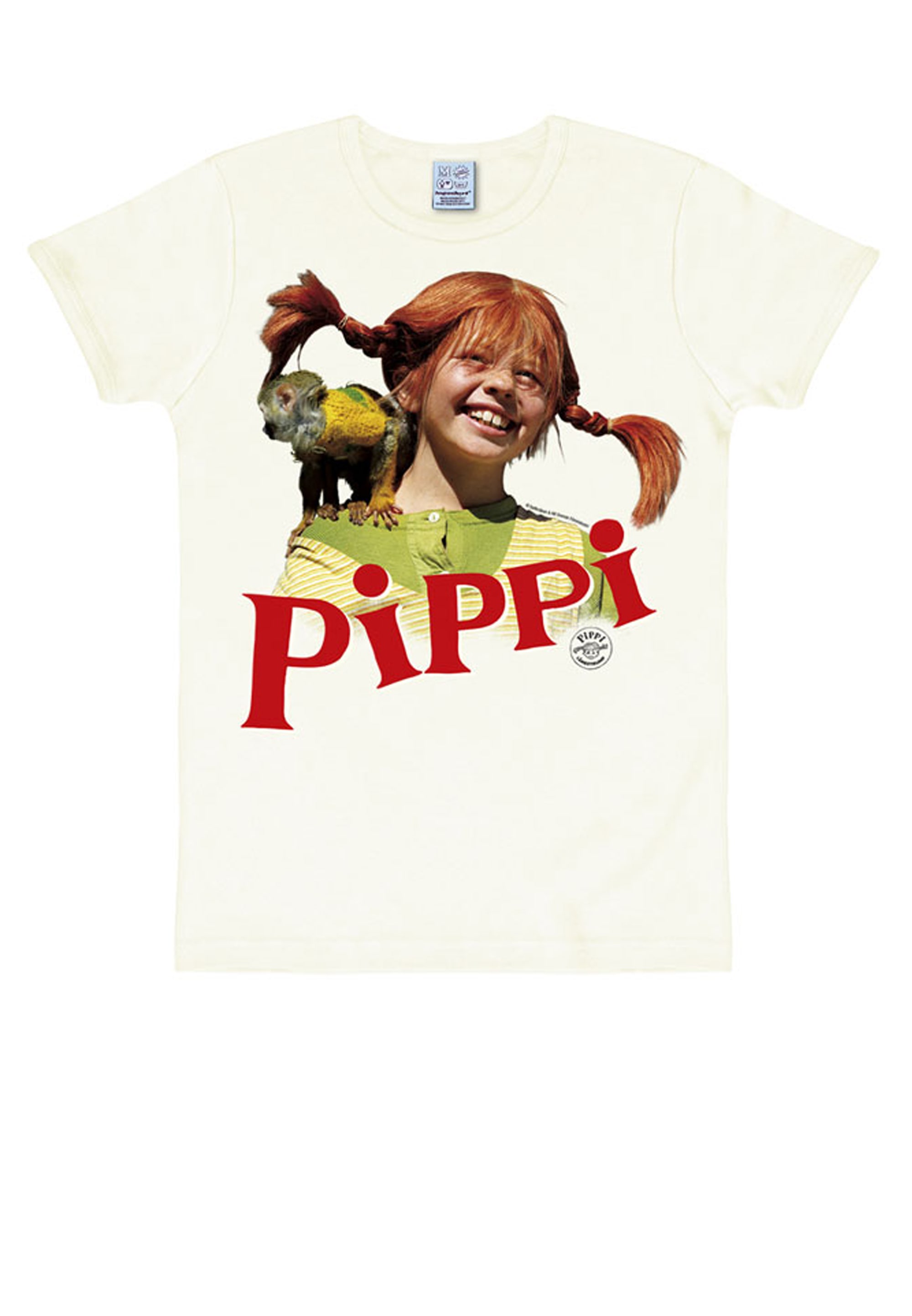 LOGOSHIRT T-Shirt »Pippi Langstrumpf«, mit frechem Frontprint