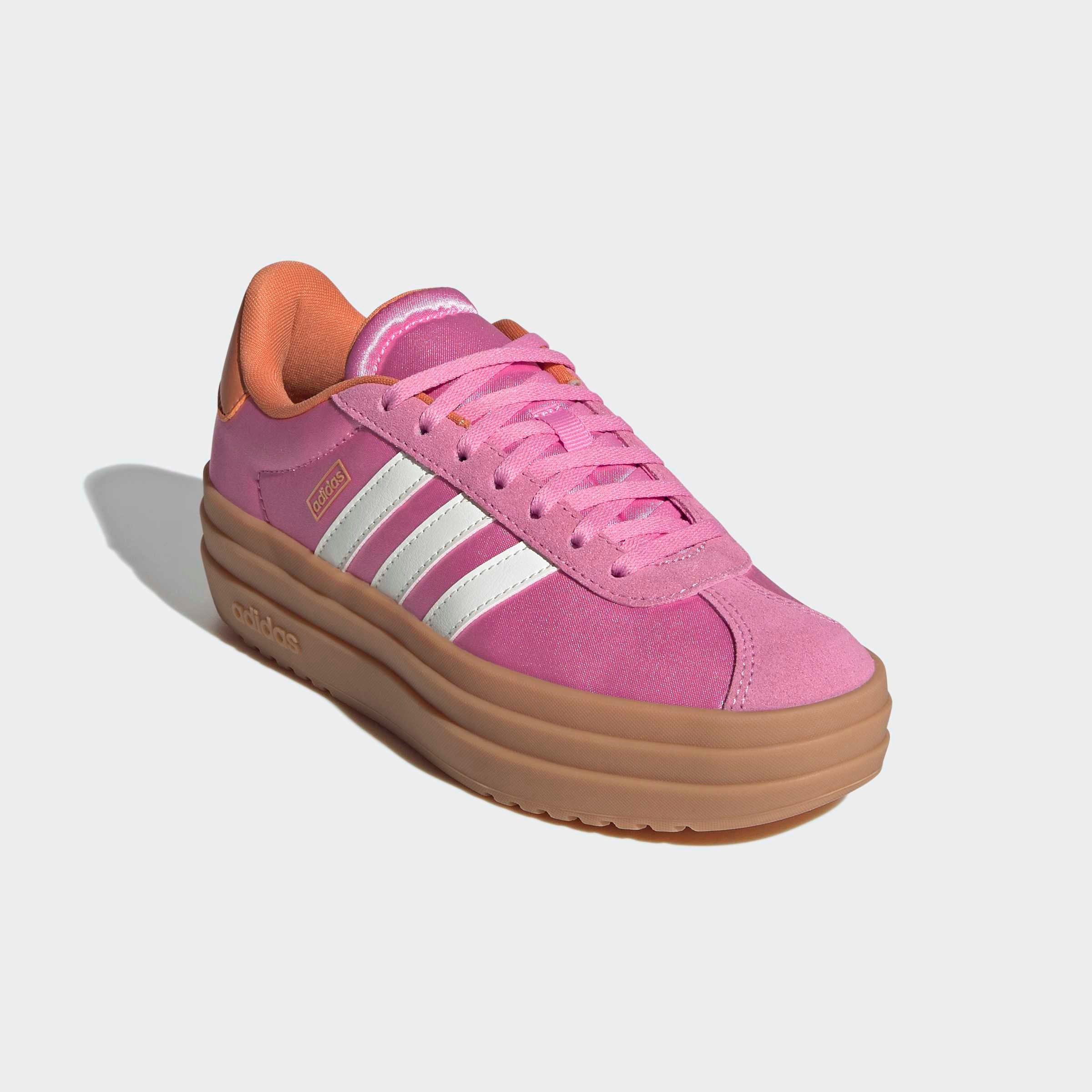 adidas VL Court Bold Bliss Pink / Off White / Dusky Orange EU 40 Kids