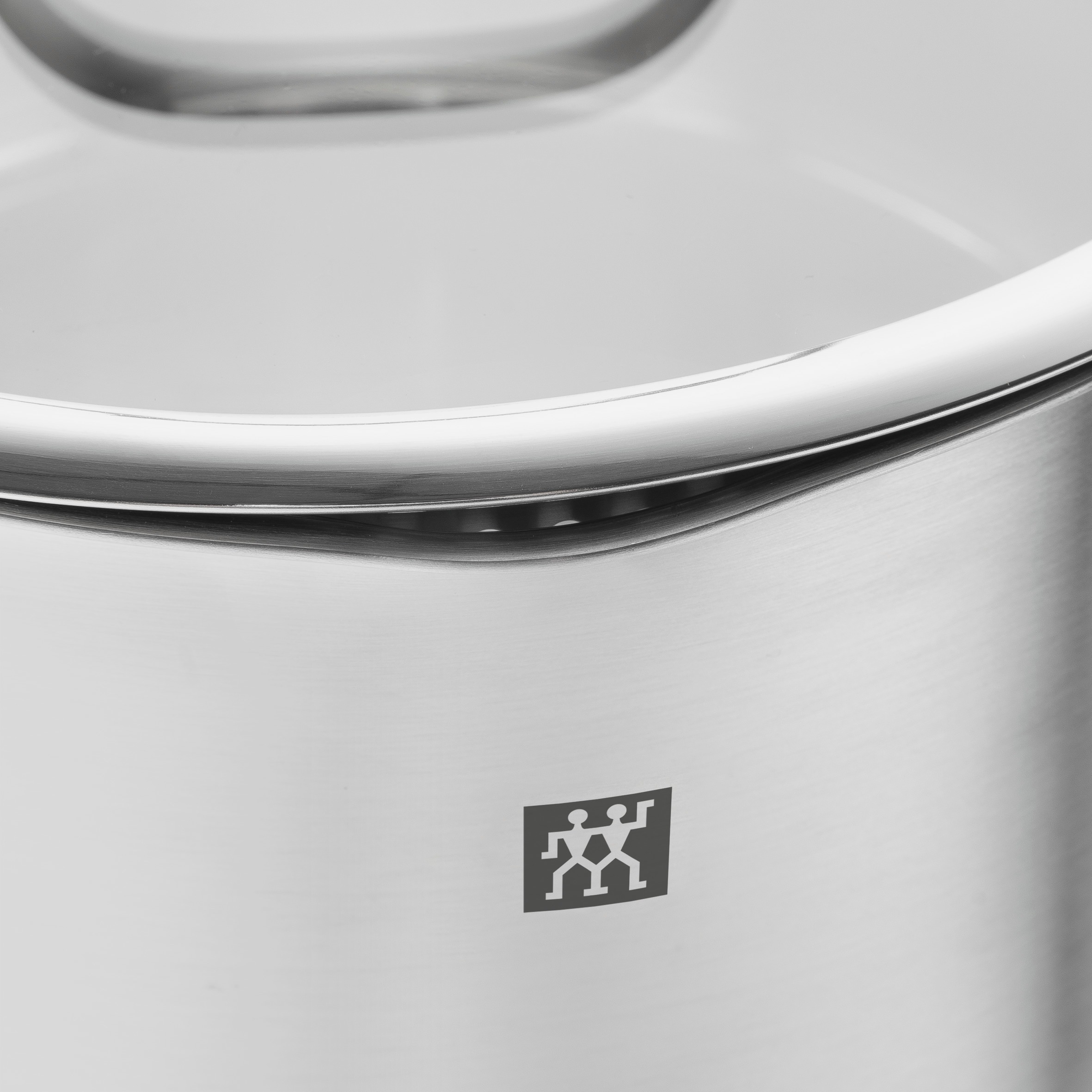 Zwilling Topf-Set »TrueFlow«, Edelstahl, (Set, 3 tlg.), 18/10 Edelstahl, integrierte Siebfunktion, Induktion, 3-tlg.