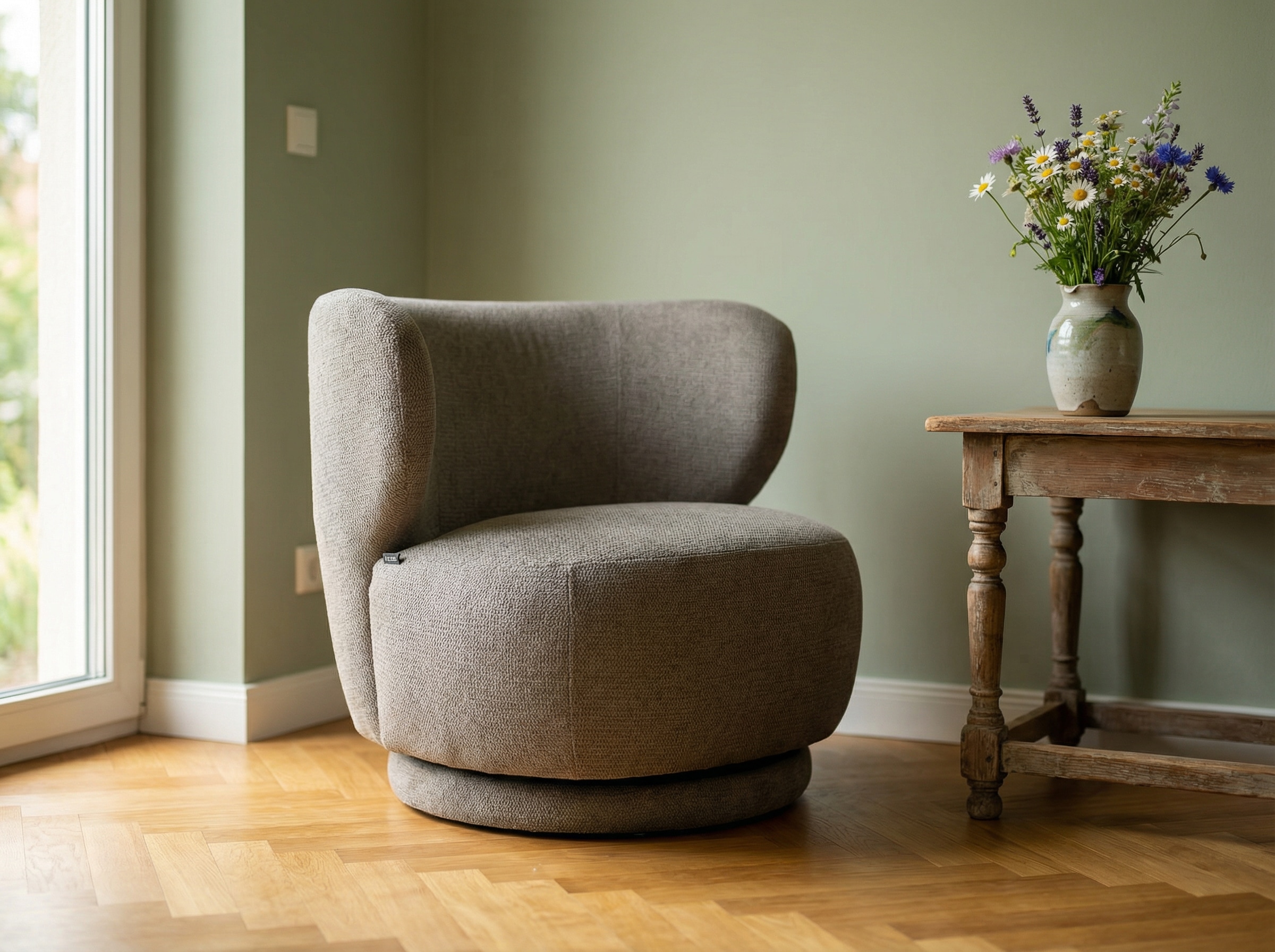 Home affaire Drehsessel "ANNELIN, Loungesessel, Clubsessel" 360 drehbar, St günstig online kaufen