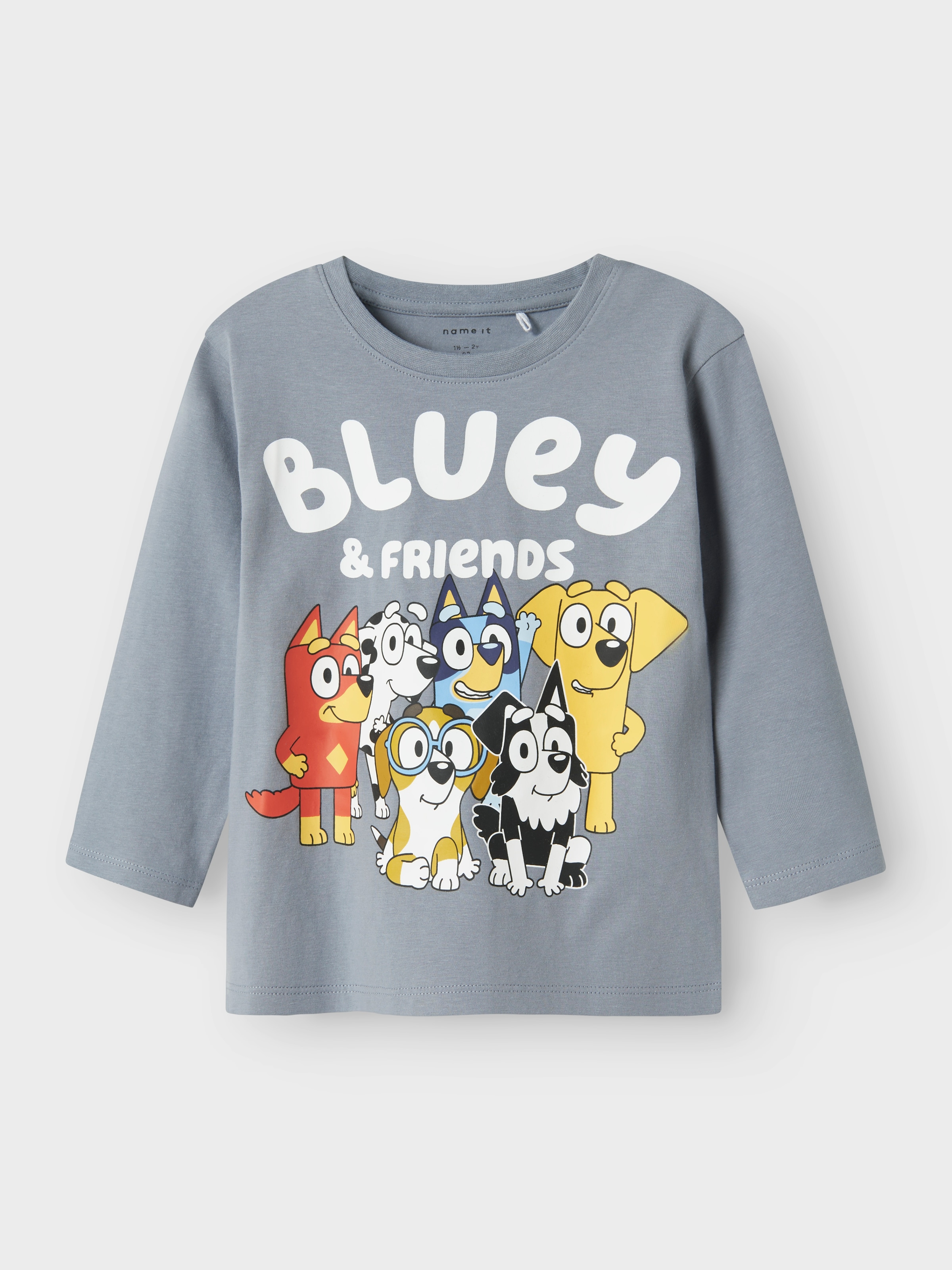 Name It Langarmshirt »NMMALEX BLUEY LS NREG TOP NOOS SKY«