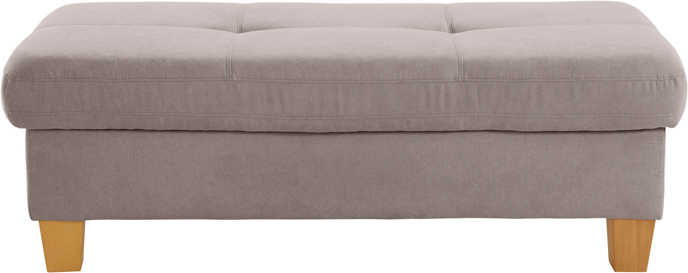 exxpo - sofa fashion Hocker »Enya Bankhocker mit Staufach unter der Sitzfläche«, schöne Detailverarbeitung