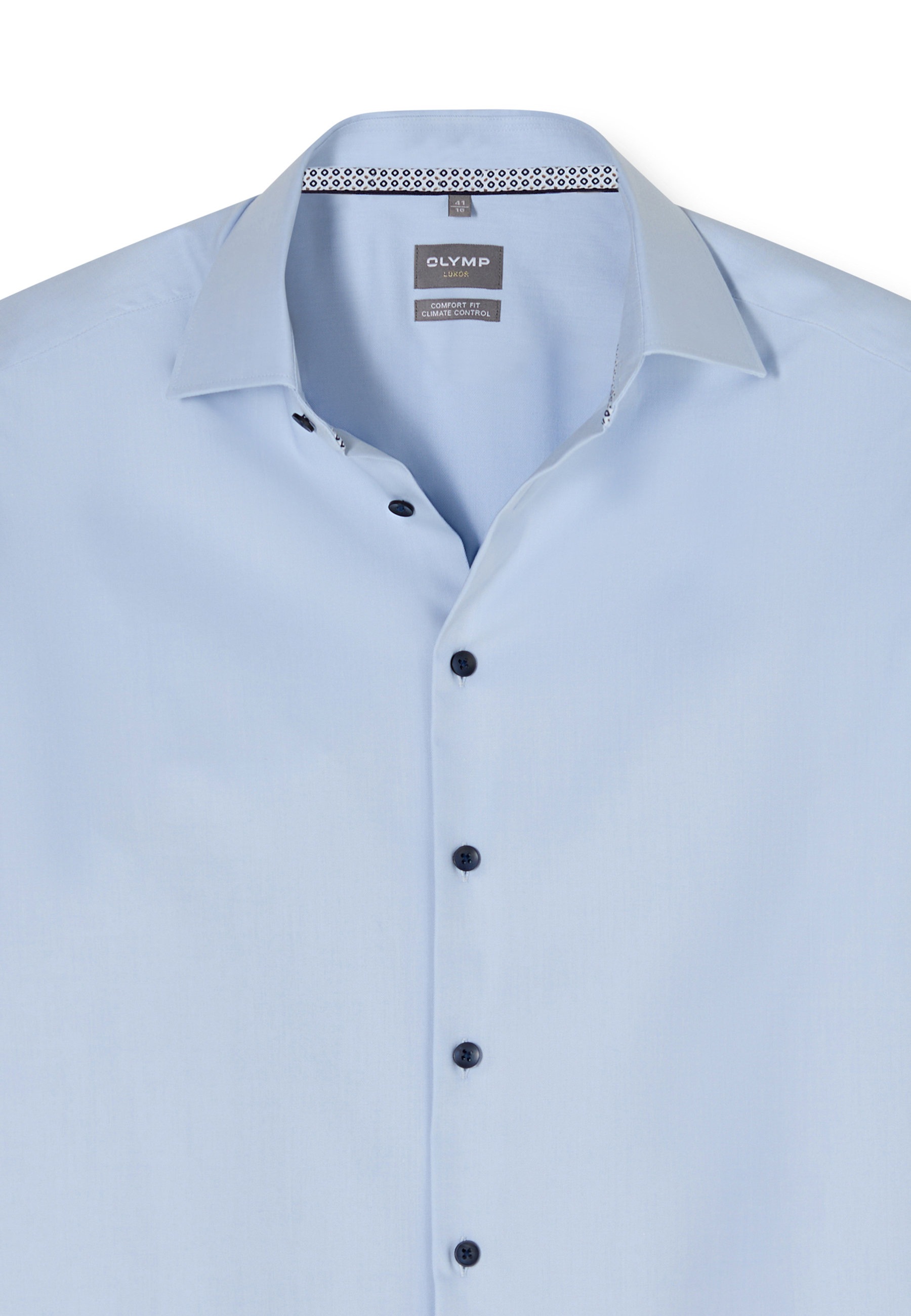 OLYMP Luxor 24/Seven Men's Shirt Blue 45 2