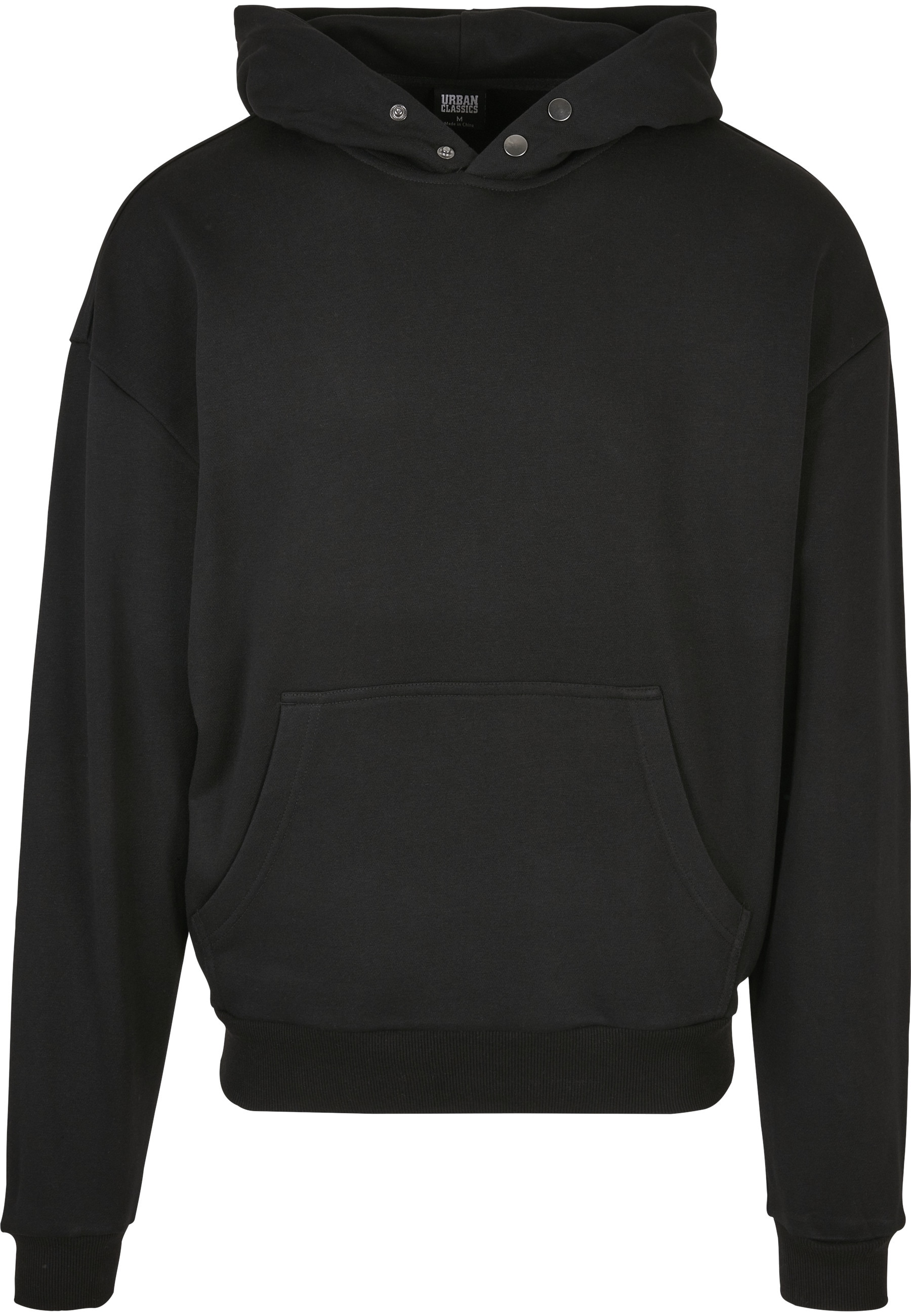 URBAN CLASSICS Longsweatshirt "Urban Classics Herren Snap Hoody", 1