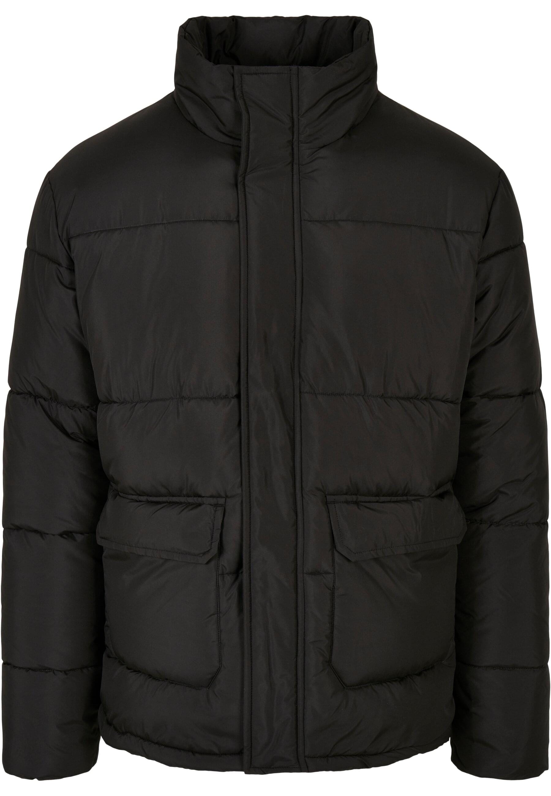 URBAN CLASSICS Winterjacke "Urban Classics Herren Short Puffer Jacket", (1 St.), ohne Kapuze