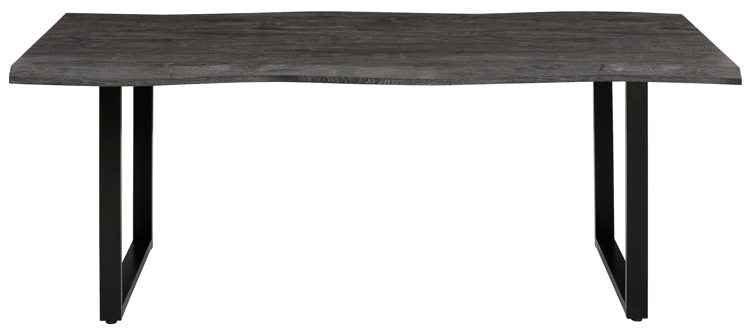 grau HELA Design, BAUR | Breite, 140 cm - Baumkantentisch 200 Industrial natur »Giselle Esstisch oder Kufengestell, Küchentisch«,