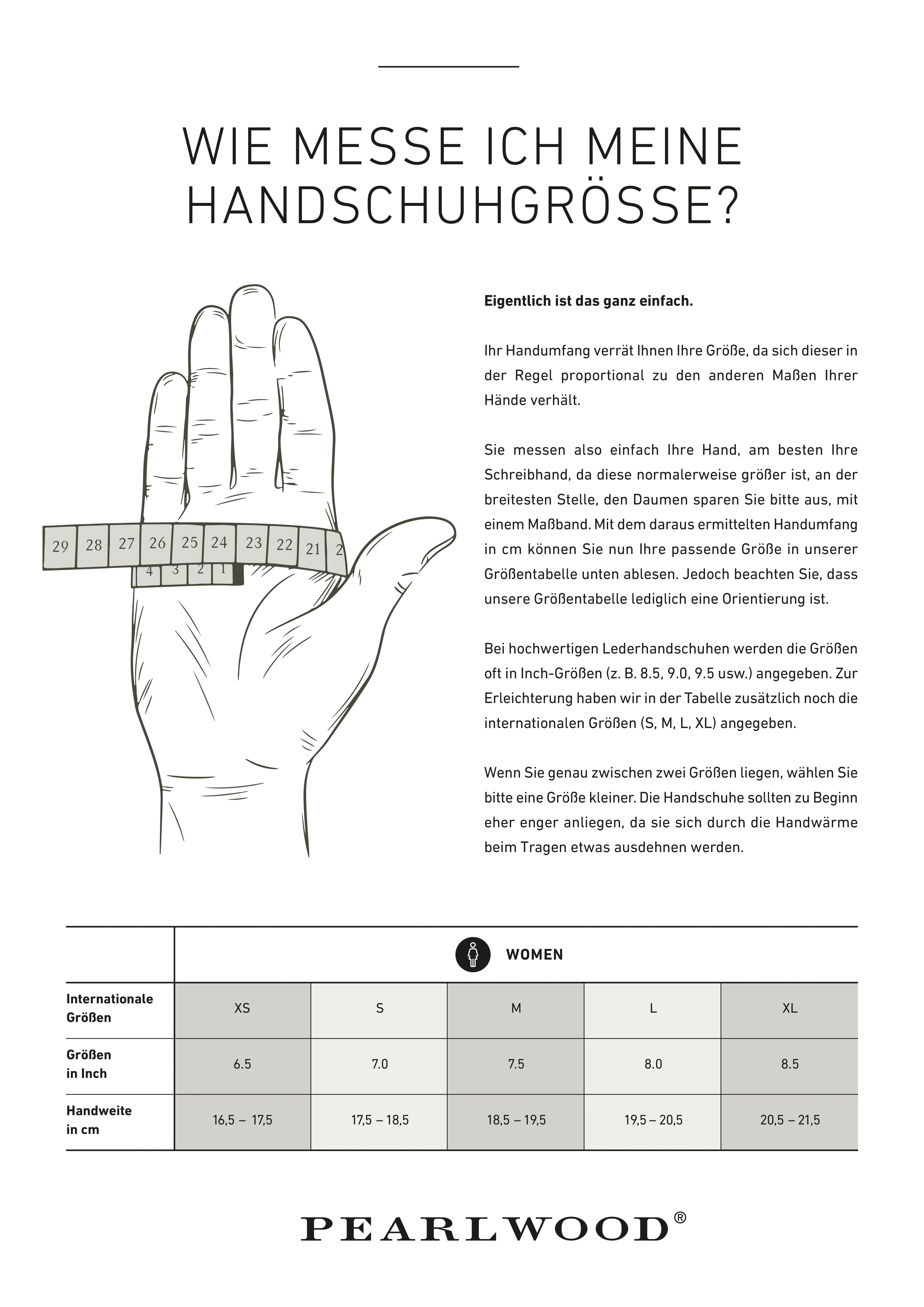 Thumbnail - PEARLWOOD Lederhandschuhe "PAM" 1 Paar, weiches Fleece-Innenfutter, Temperaturregulierend, Seitenschlitz