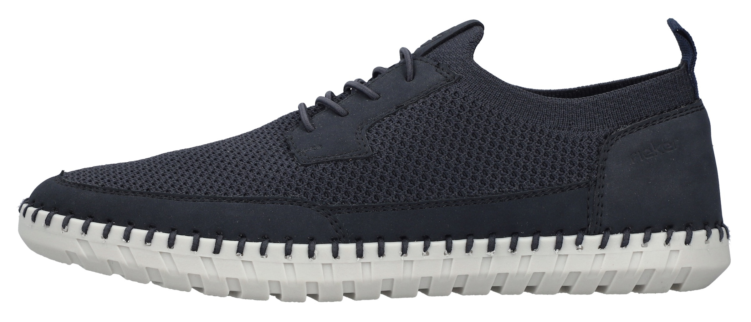 Rieker Slip-On Sneaker, Slipper, Schlupfschuh, Freizeitsneaker mit elastischem Einstieg