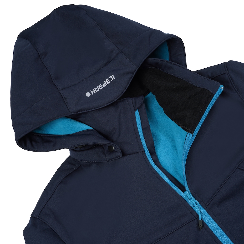 Icepeak Softshelljacke »H SOFTSHELLJACKE BIGGS«, mit Kapuze