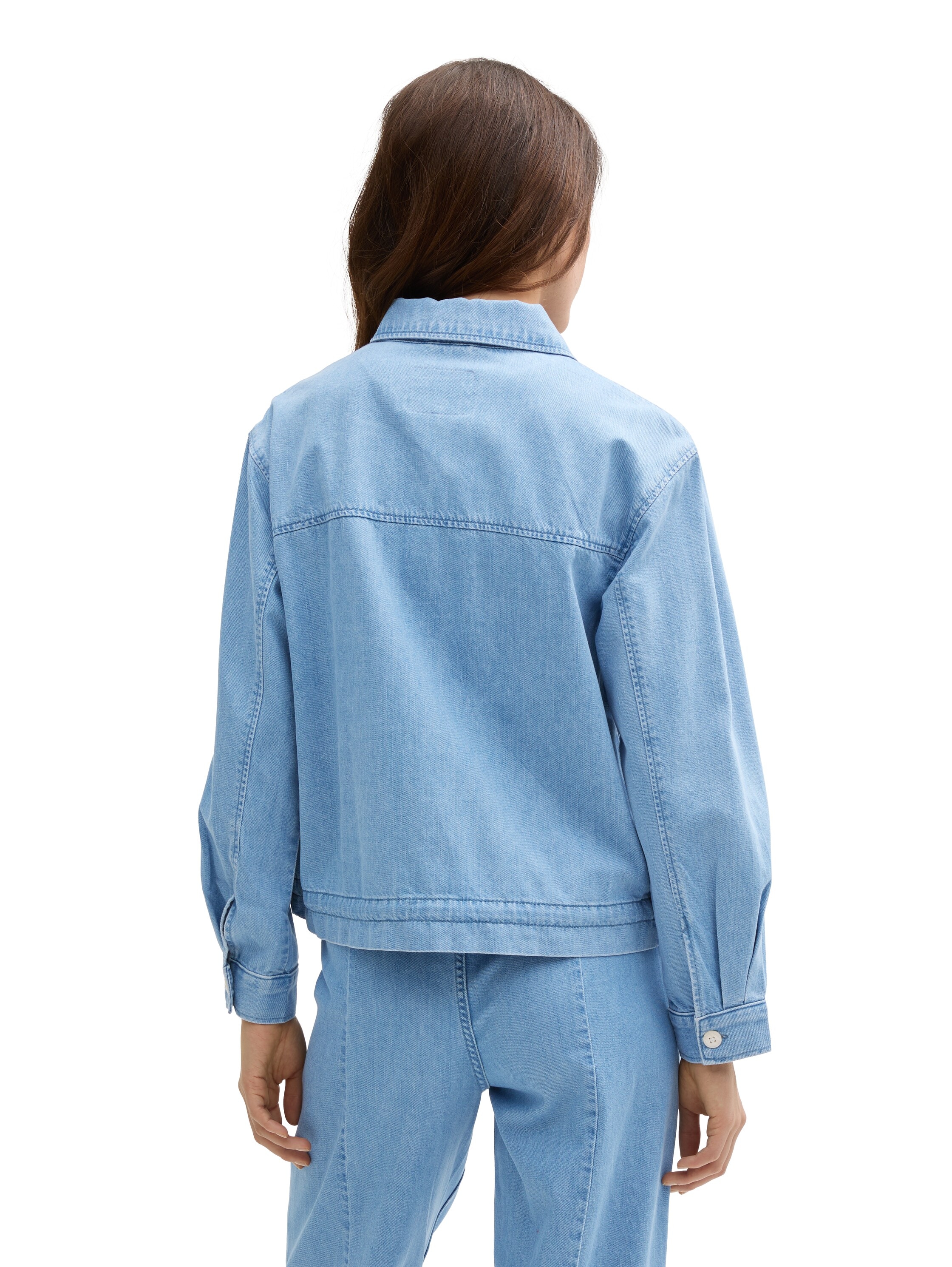 TOM TAILOR Denim Jeansjacke, mit Brusttaschen