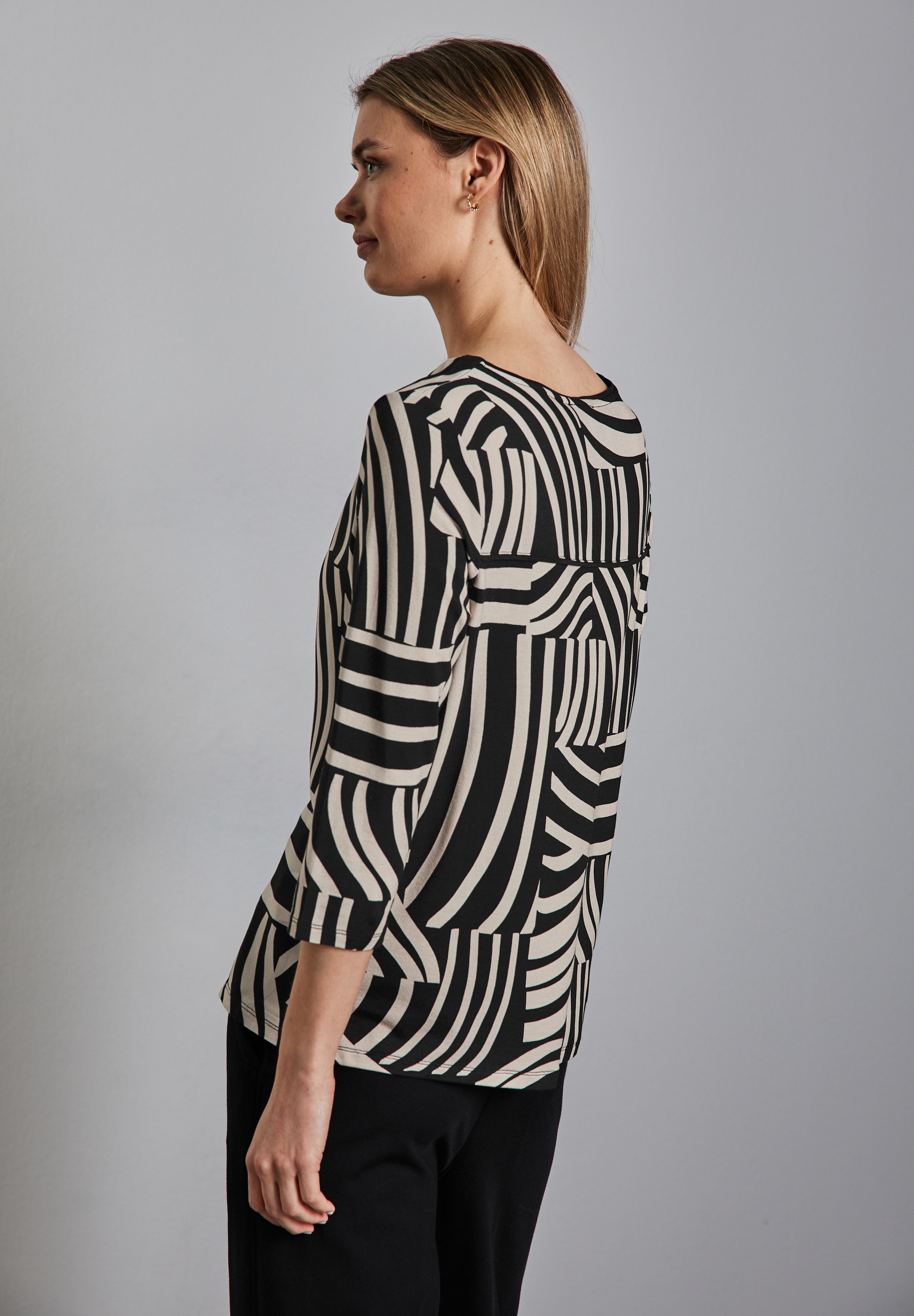 STREET ONE 3/4-Arm-Shirt, mit 3/4 Ärmeln