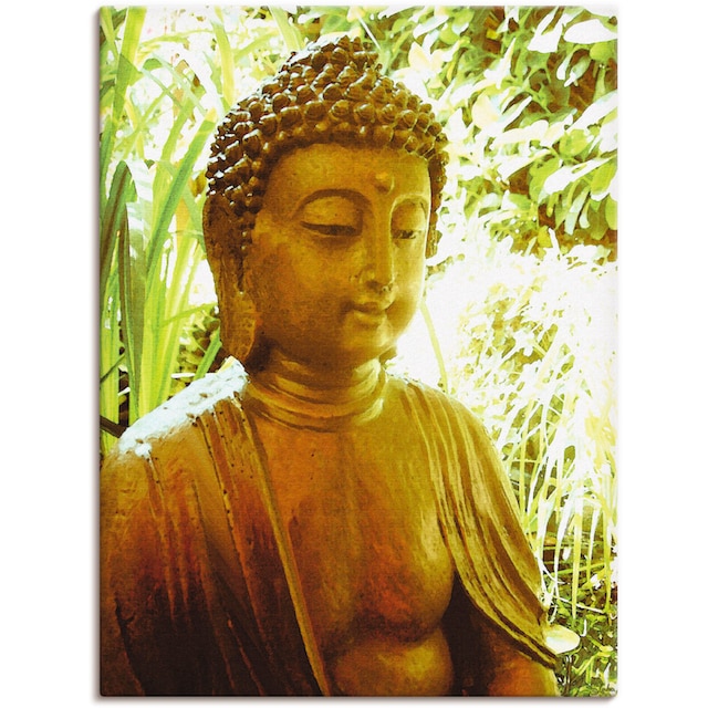 Artland Wandbild »Die Seele von Buddha«, Religion, (1 St.), als Leinwandbild,  Wandaufkleber oder Poster in versch. Größen bestellen | BAUR