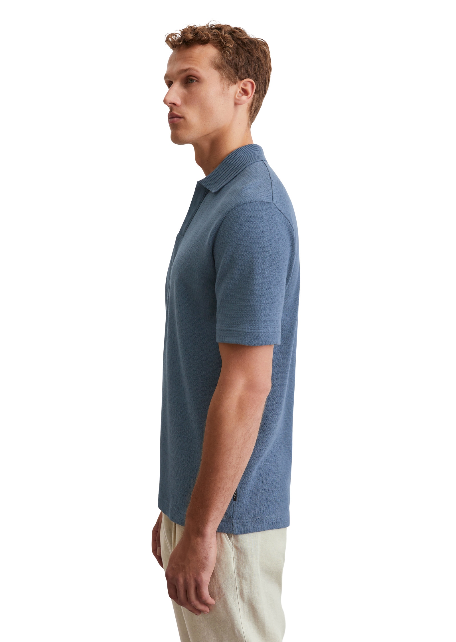 Marc O'Polo Poloshirt »mit feiner Struktur«