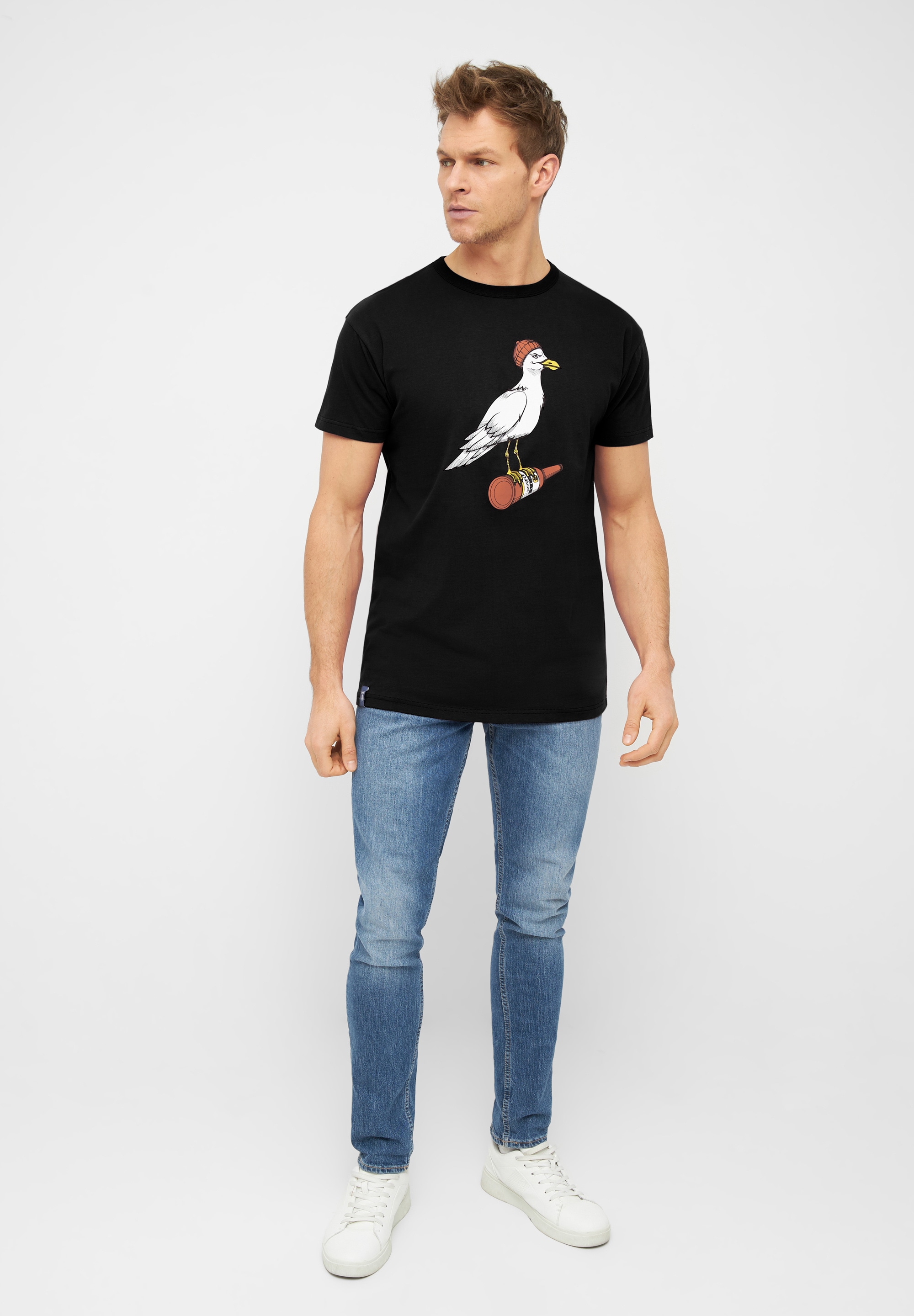 Derbe T-Shirt »Sturmmöwe«, Made in Portual