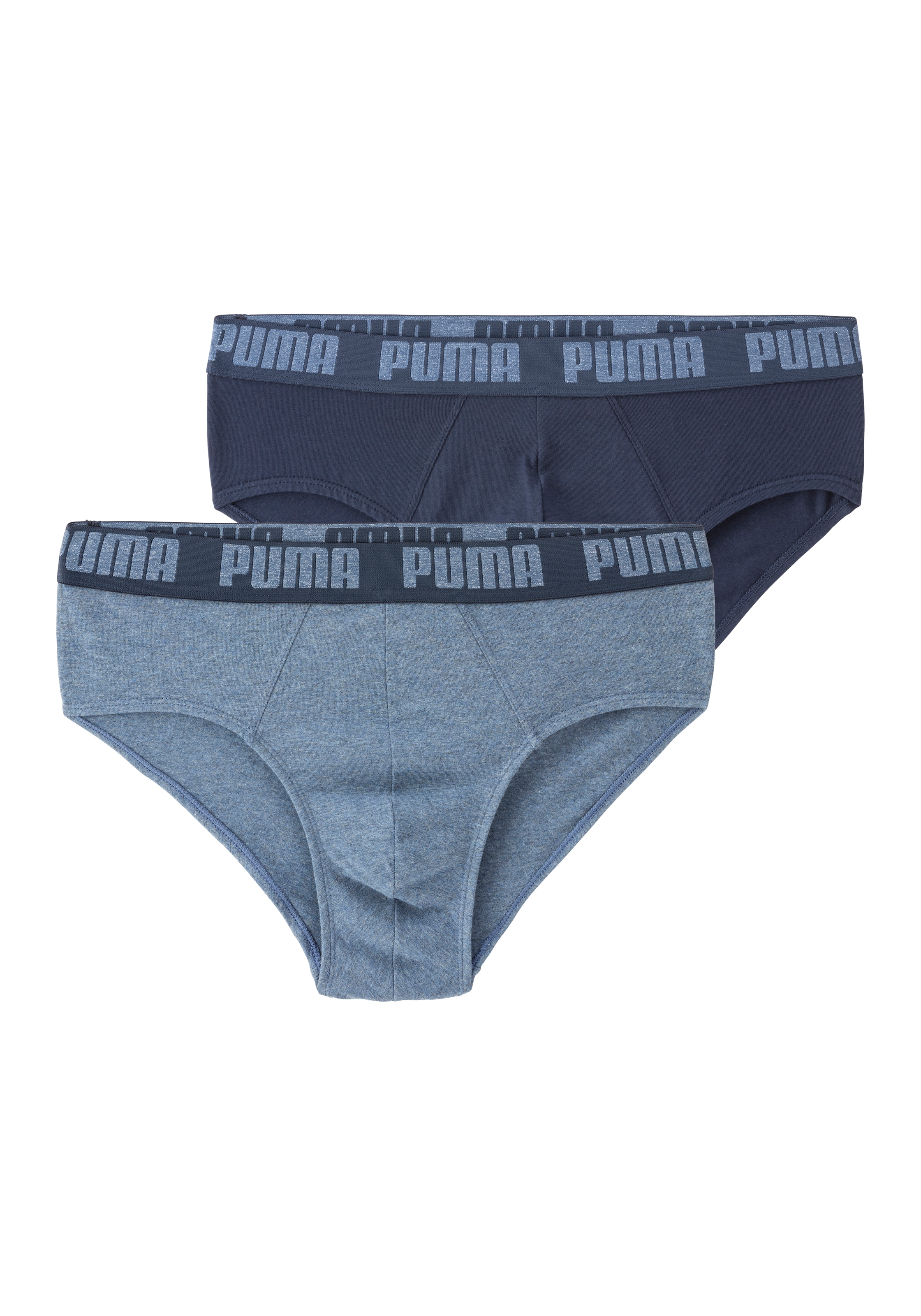 PUMA Slip "PUMA MEN EVERYDAY BRIEFS 2P" Packung, 2er Pack, mit Logobund günstig online kaufen