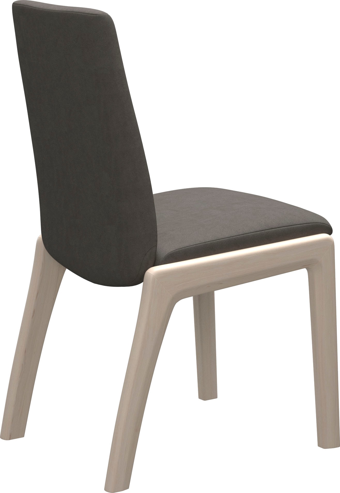 Stressless® Polsterstuhl »Laurel«, Microfaser DINAMICA, Low Back, Größe M, mit abgerundeten Beinen in Eiche gekalkt