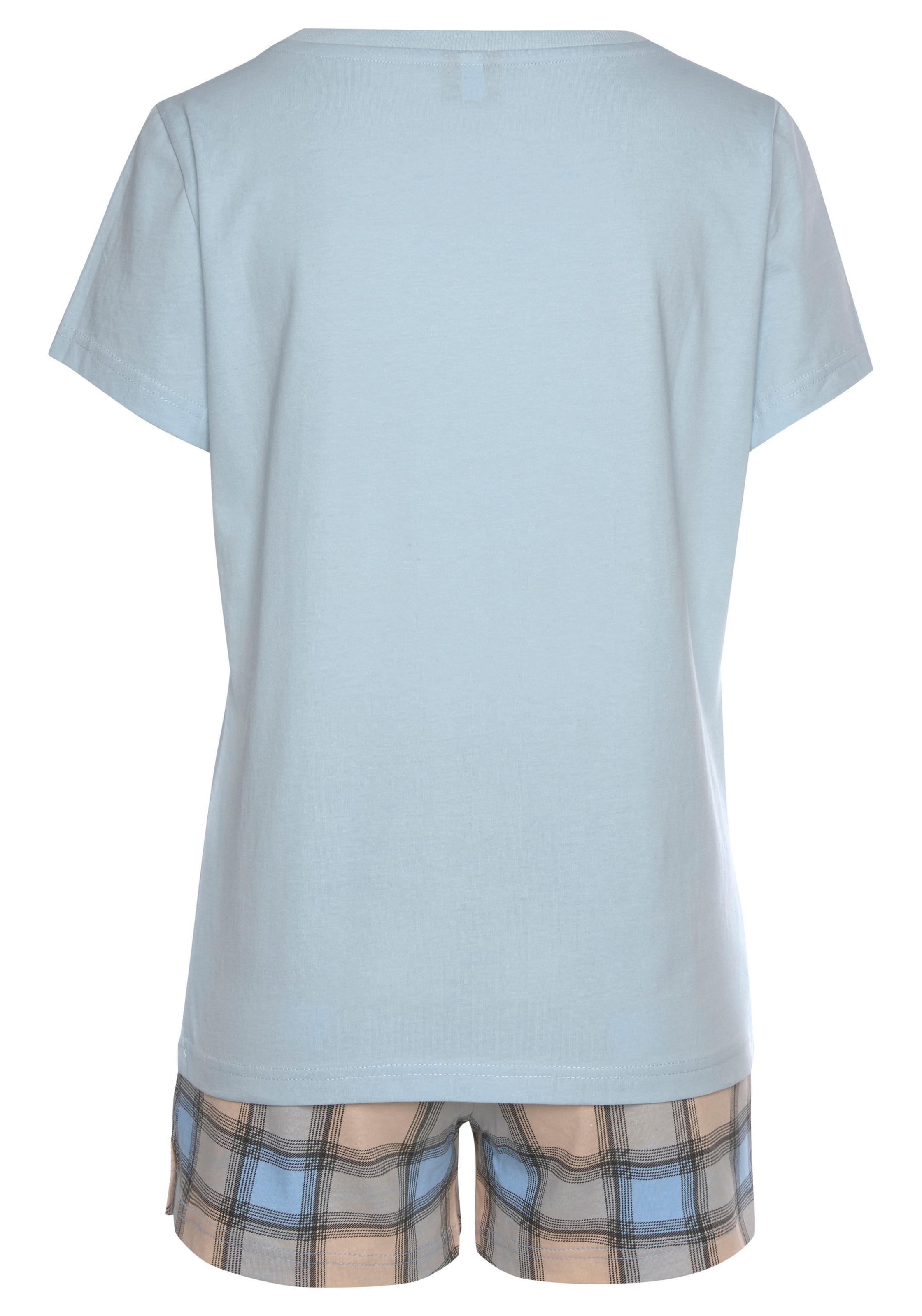 Vivance Dreams Shorty, (4 tlg., 2 Stück), mit Frontdruck