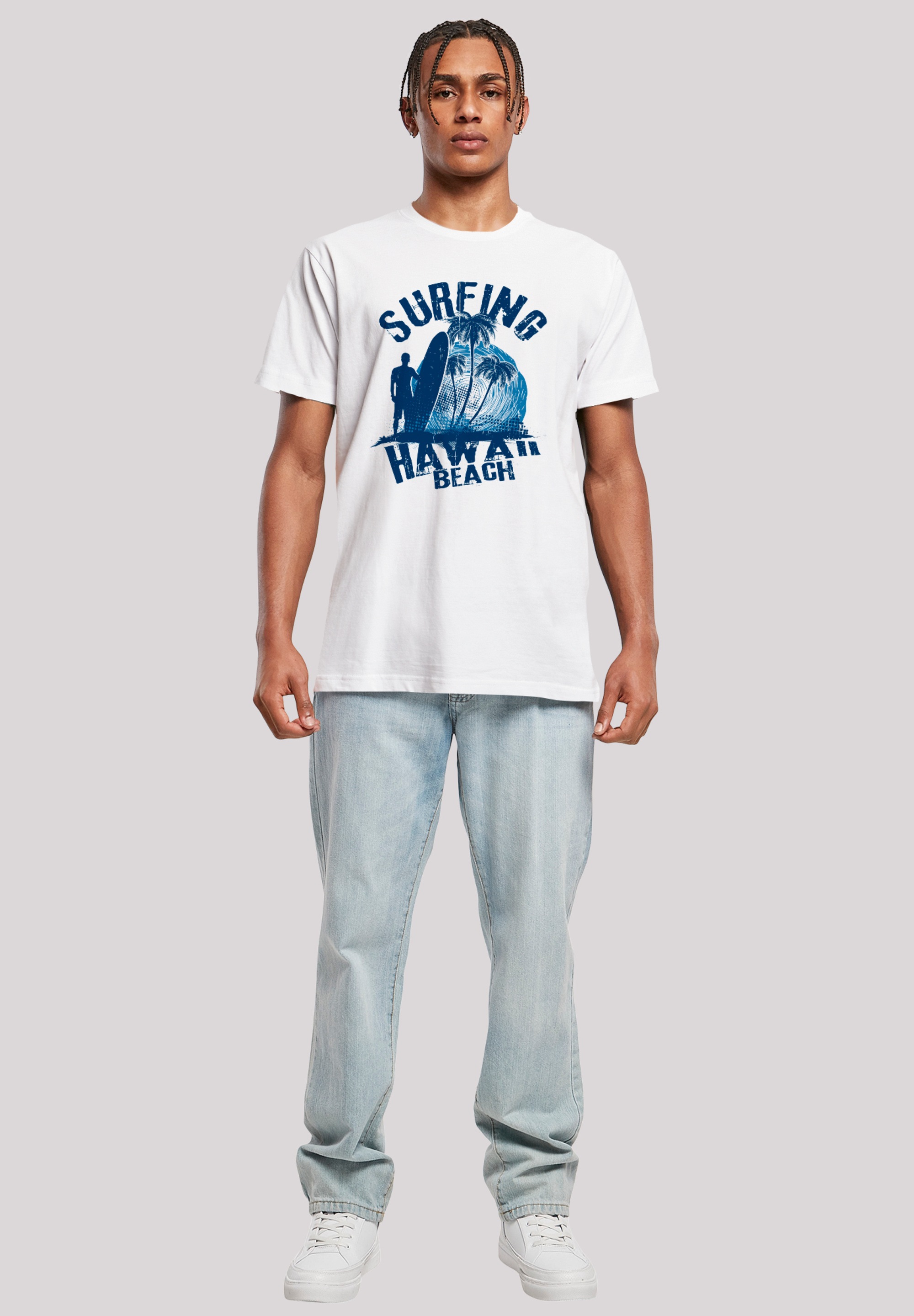 F4NT4STIC T-Shirt »Hawaii Surf Beach Summer«, Premium Qualität