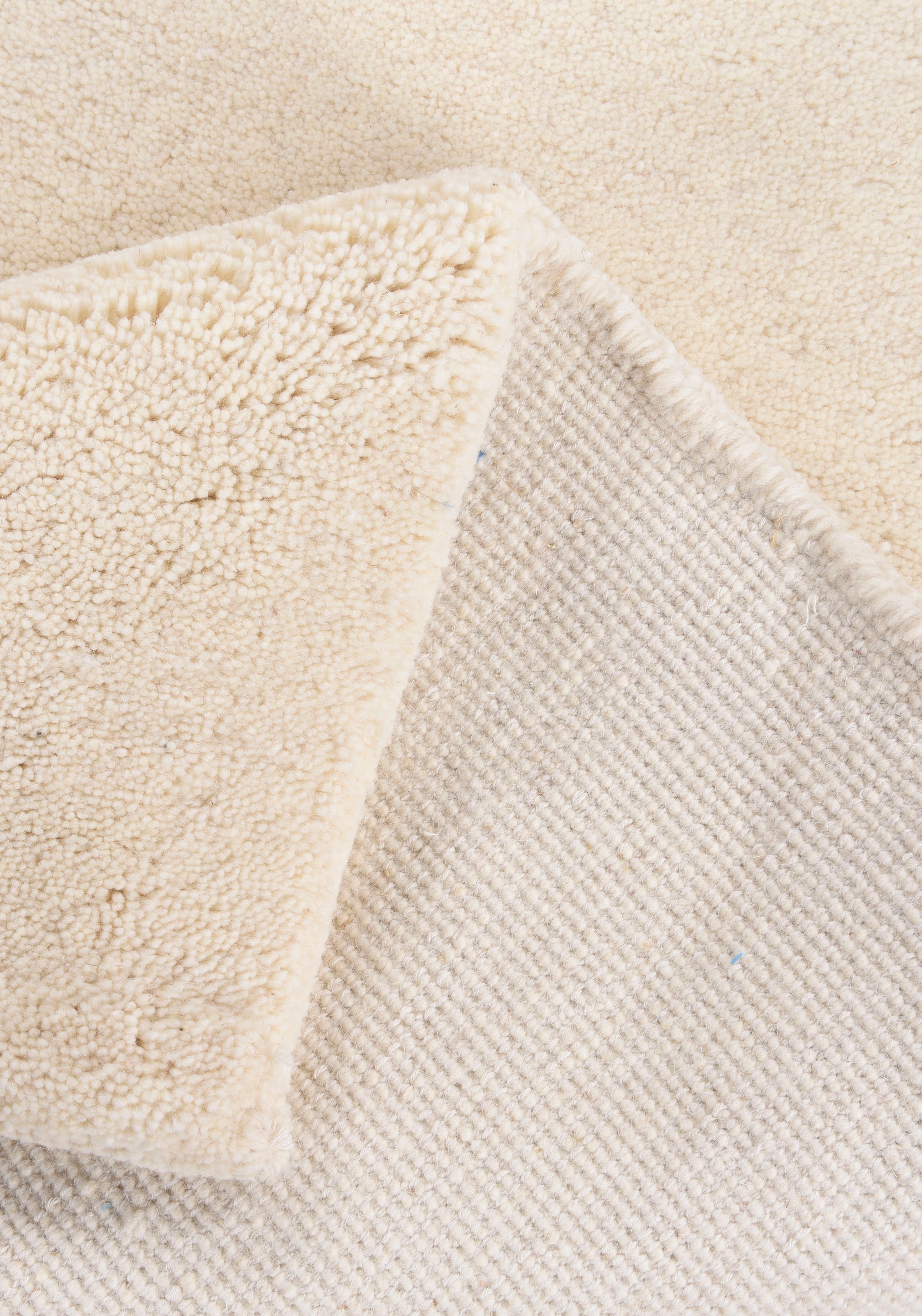 THEKO Maloronga Uni Berber Teppich Beige 140x200cm 2