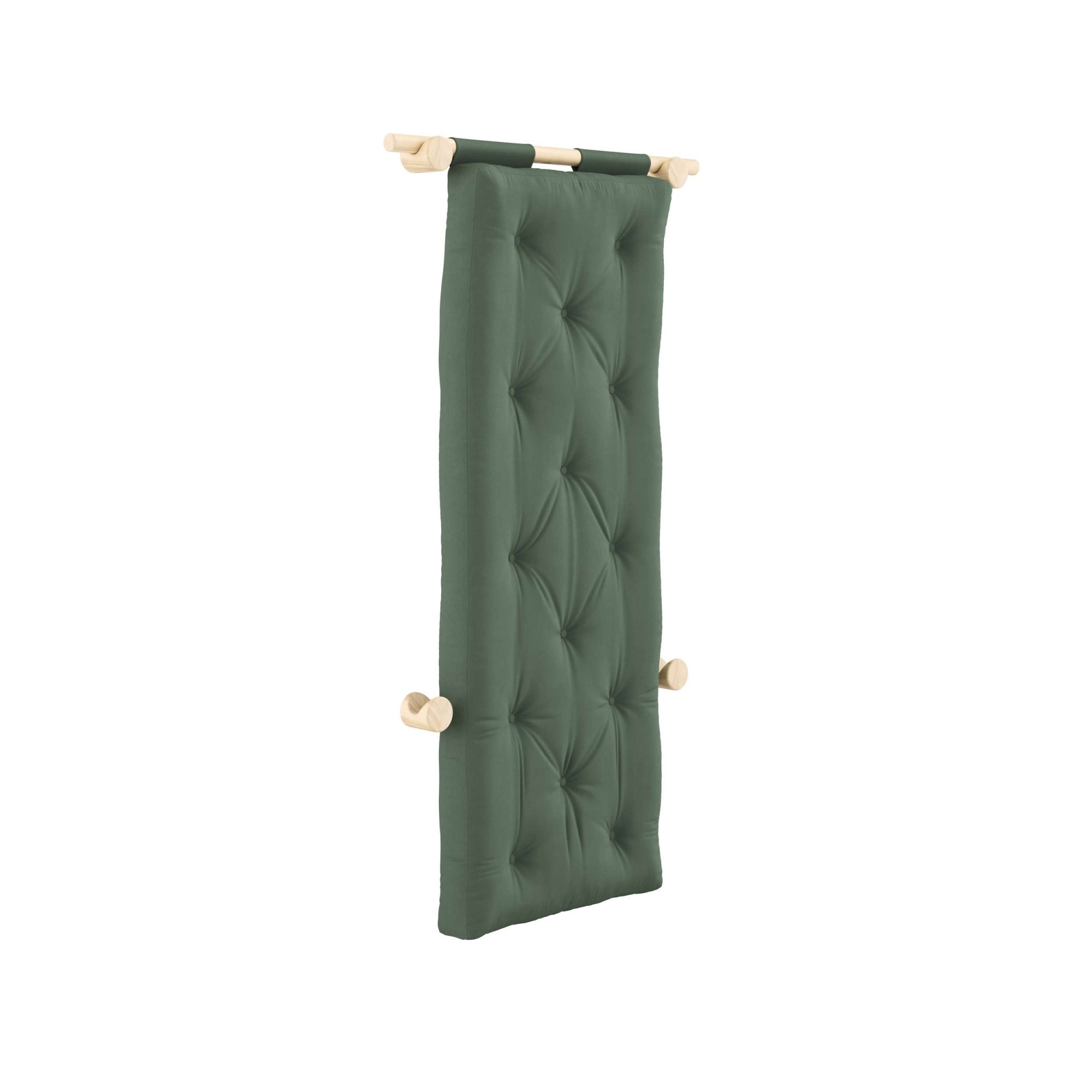 Karup Design Schlafsofa »Hooked Schlafsessel, Sitz- und Schlafplatz, Wandmontiert, platzsparend«, Futonmatratze inkl. Halterungsset aus FSC®-zertifiziertem Massivholz
