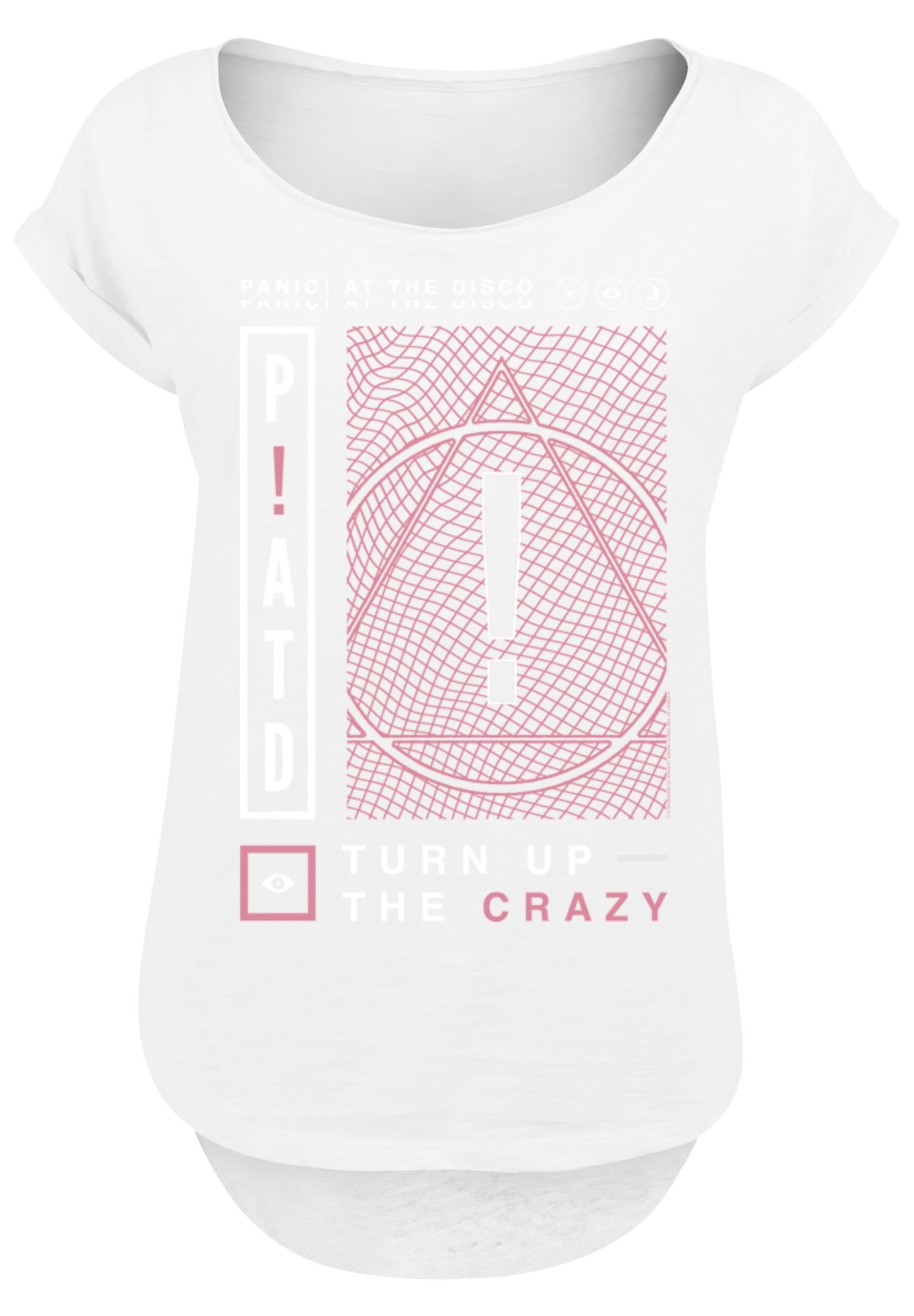 F4NT4STIC T-Shirt »Panic At The Disco Turn Up The Crazy«, Premium Qualität